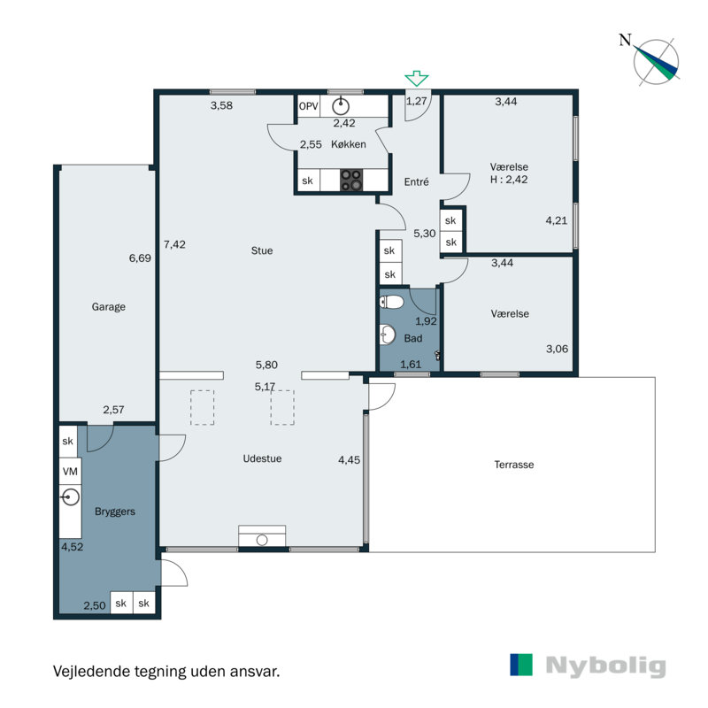 Plantegninger billede af Udsigten 6, Næsby, 5270 Odense N