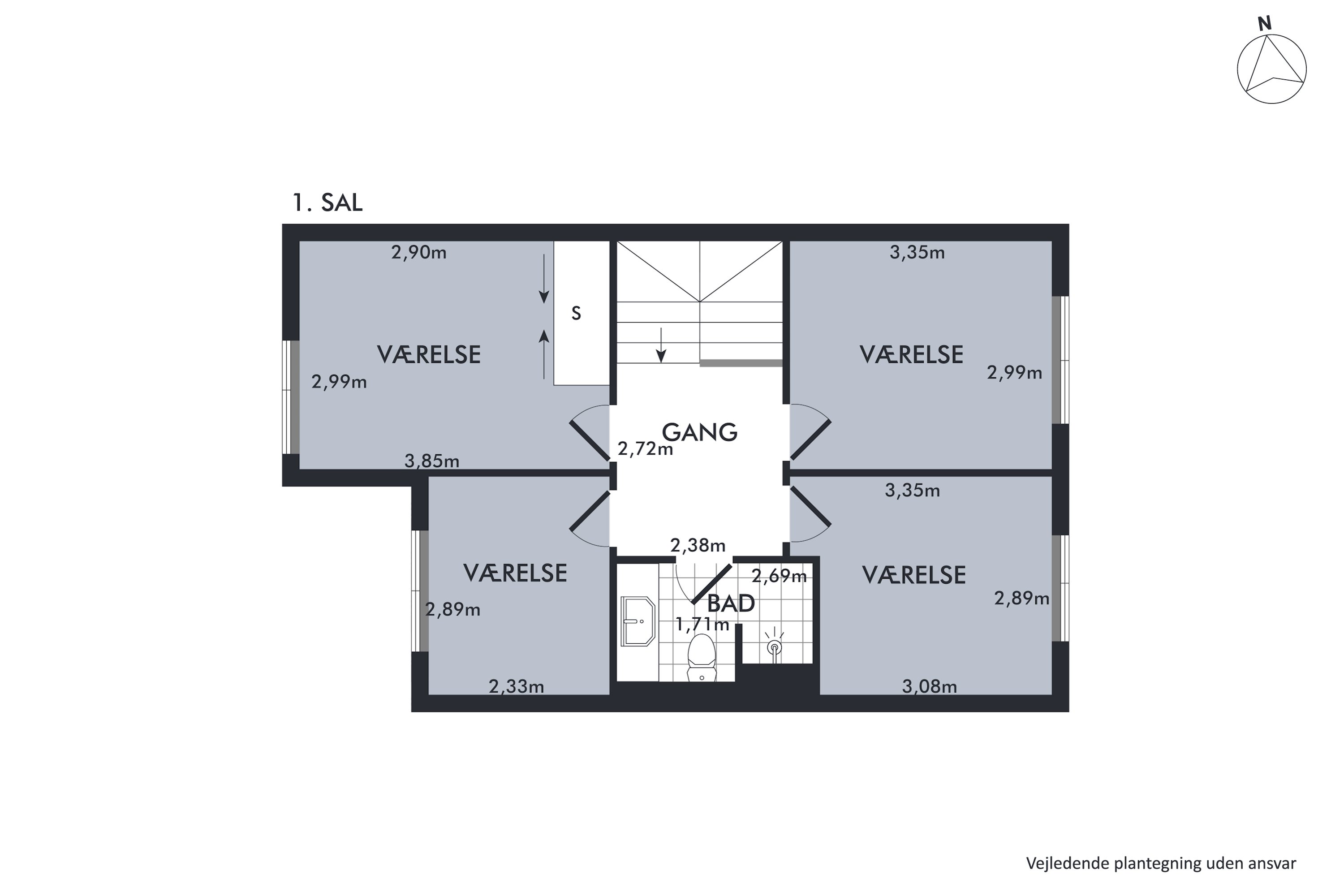 Plantegninger billede af Pinievej 4B, 2880 Bagsværd