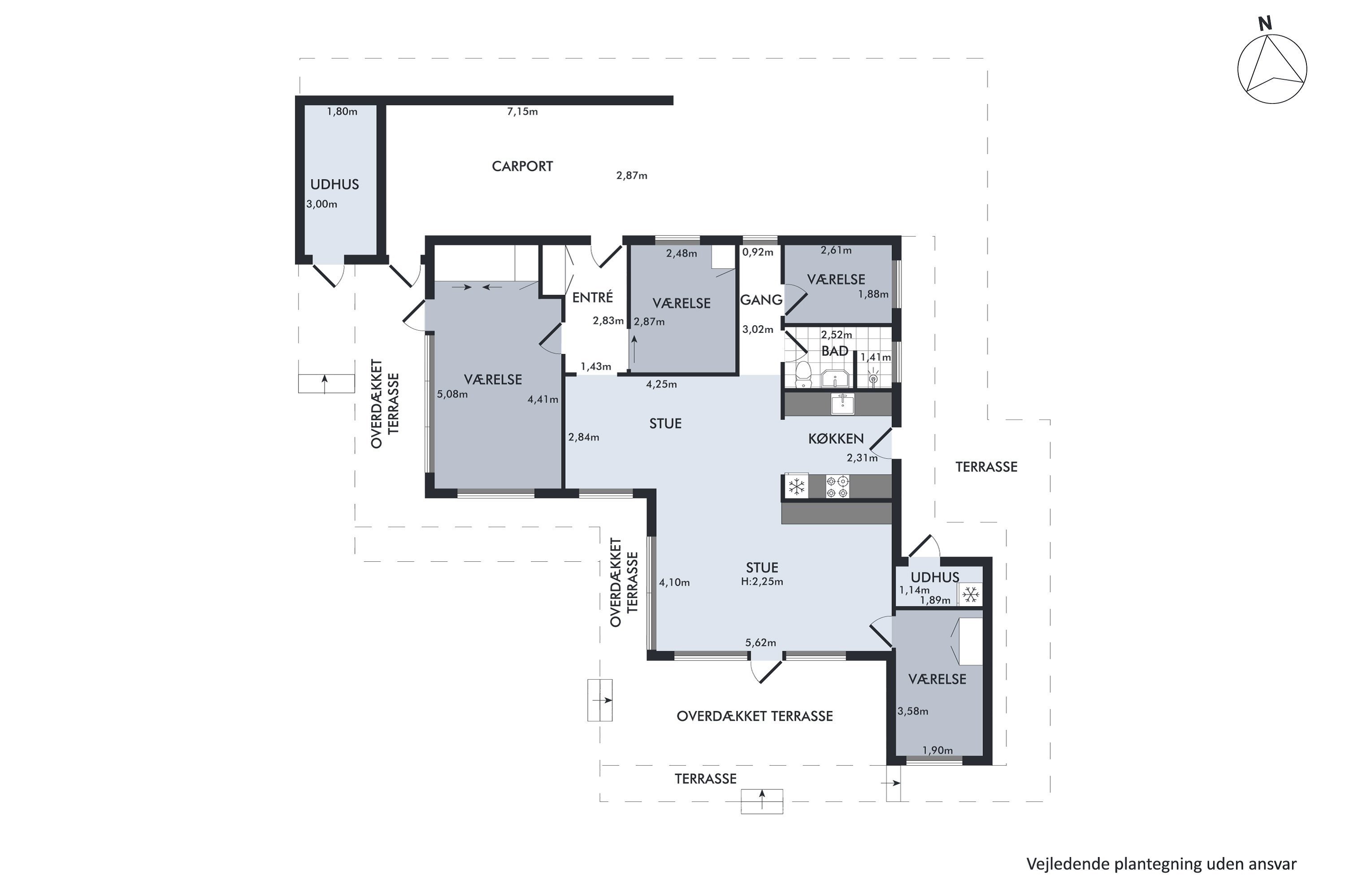 Plantegninger billede af Engblommevej 25, Begtrup Vig, 8420 Knebel