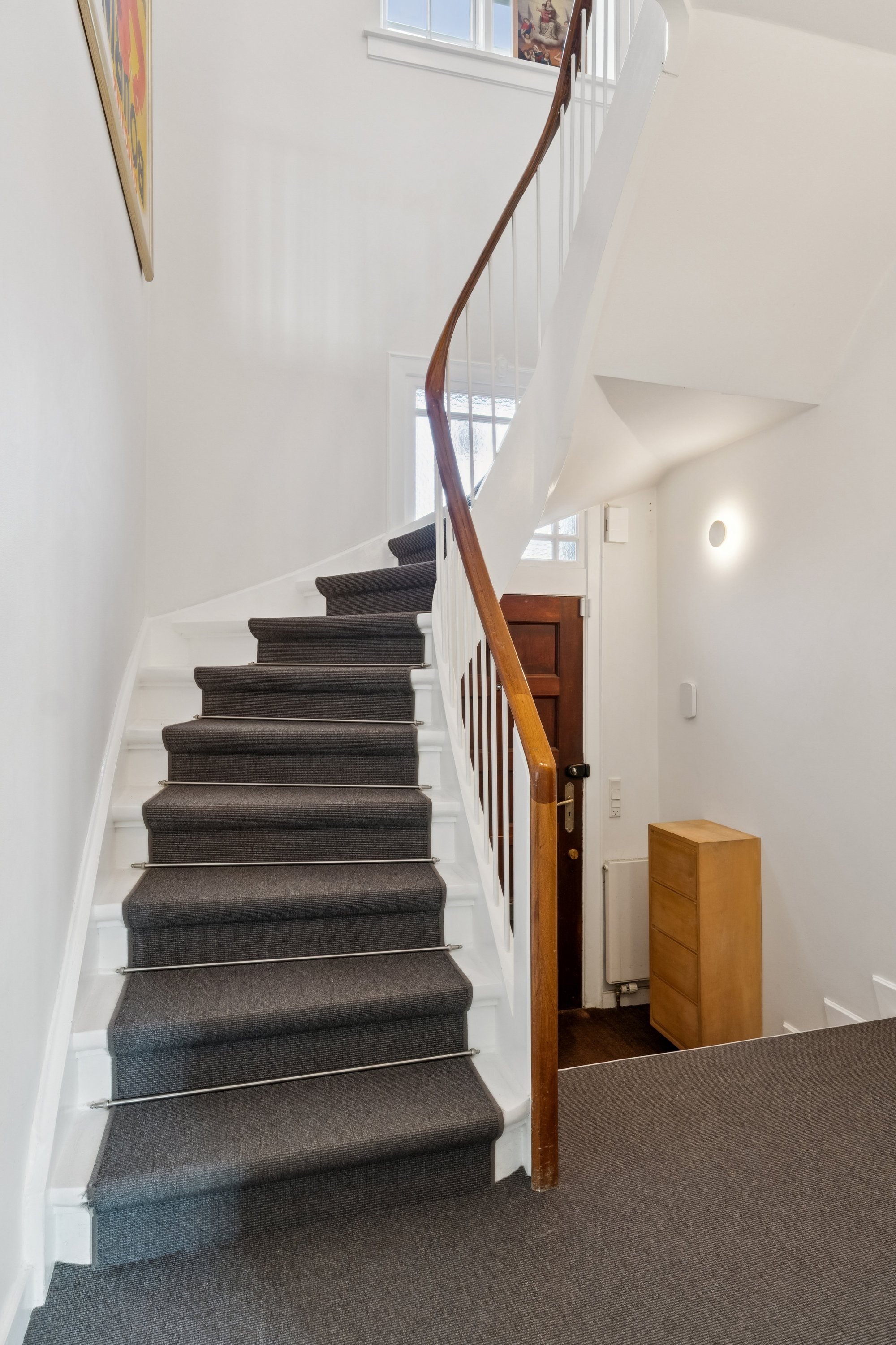 Fremhævet trappe billede i fuldskærmstilstand. Billede af Svanevænget 8, 2100 København Ø