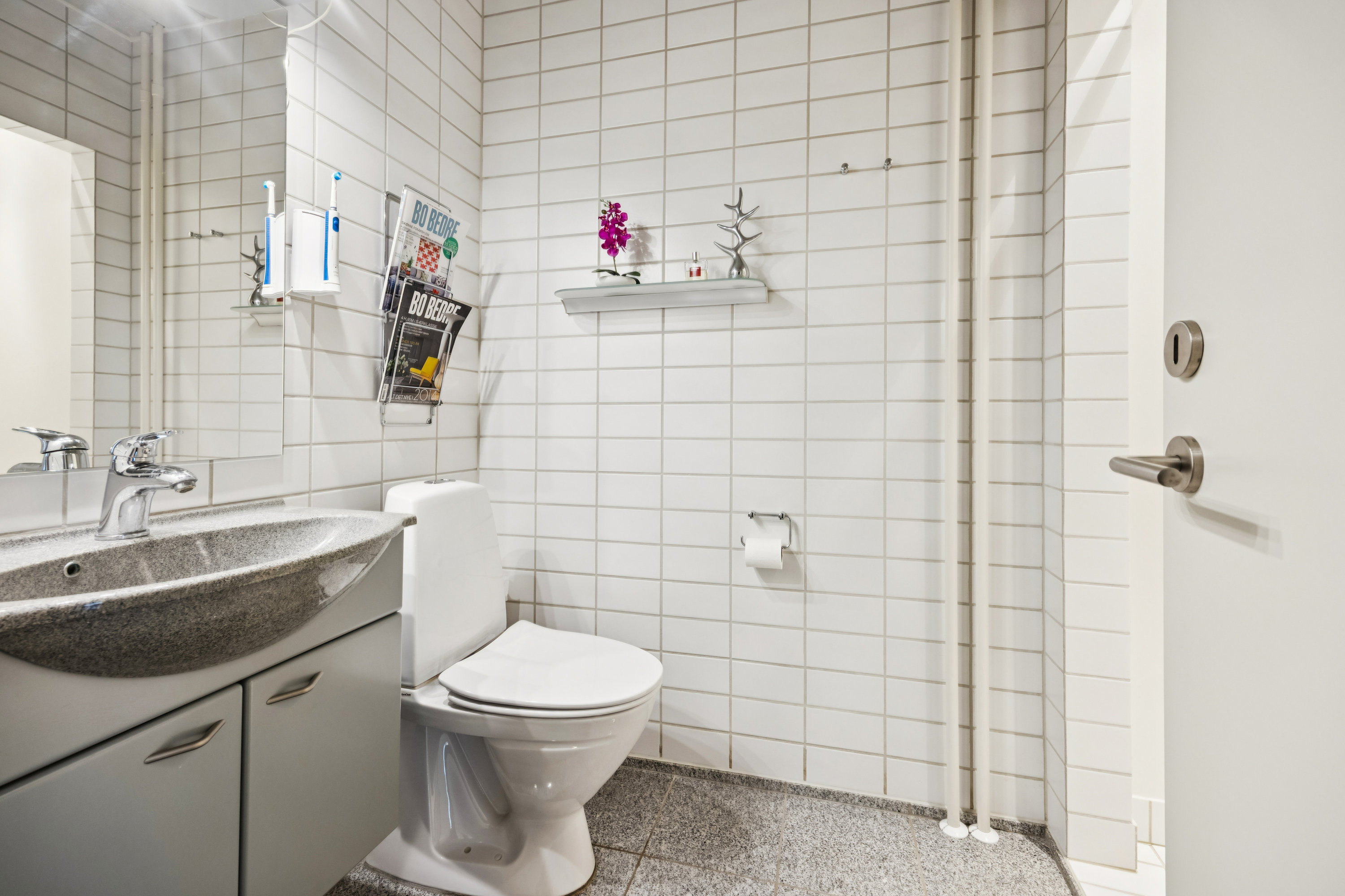 Fremhævet badeværelse billede i fuldskærmstilstand. Billede af Jernbanegade 14, 1., 9460 Brovst