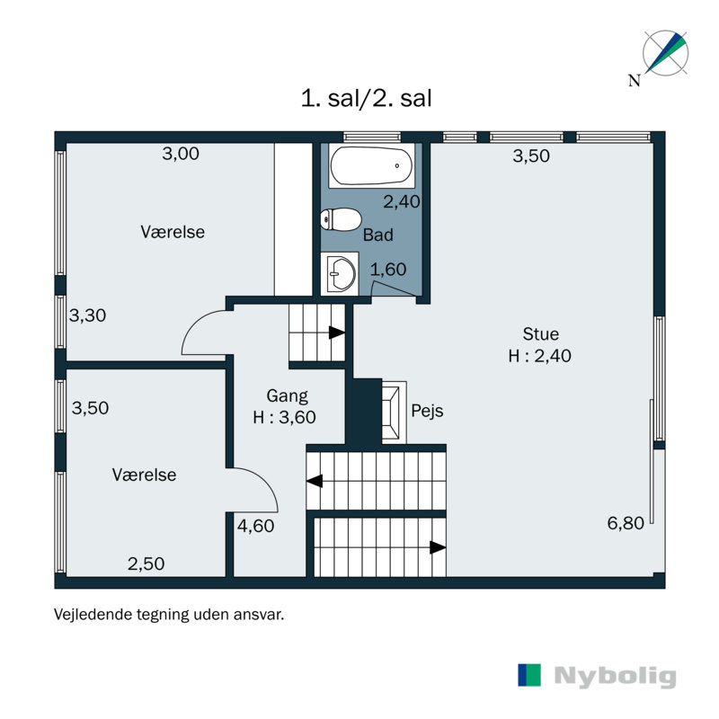 Plantegninger billede af Klampenborgvej 10F, 2930 Klampenborg