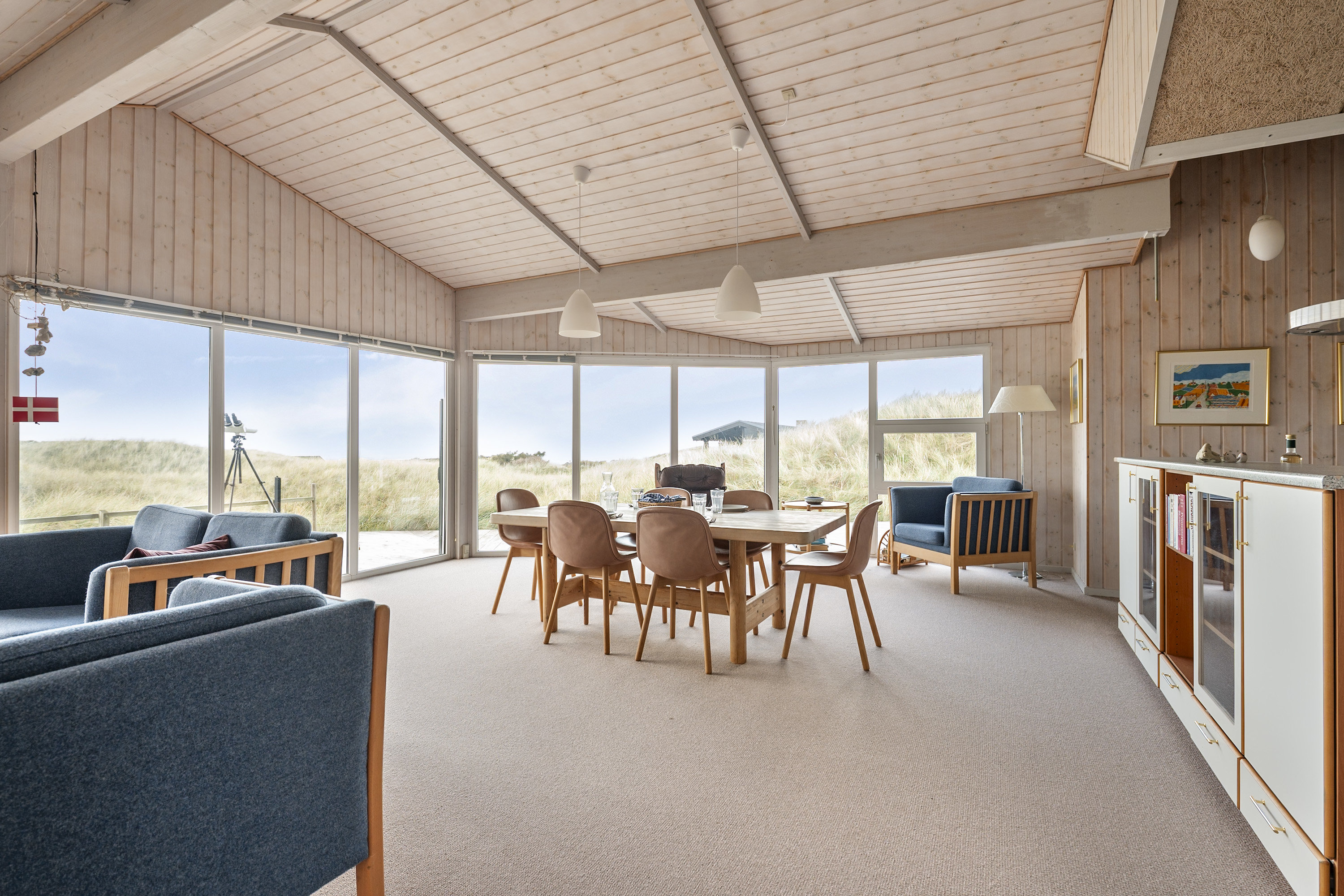 Fremhævet spisestue billede i fuldskærmstilstand. Billede af Strandklitten 16, Tornby, 9850 Hirtshals