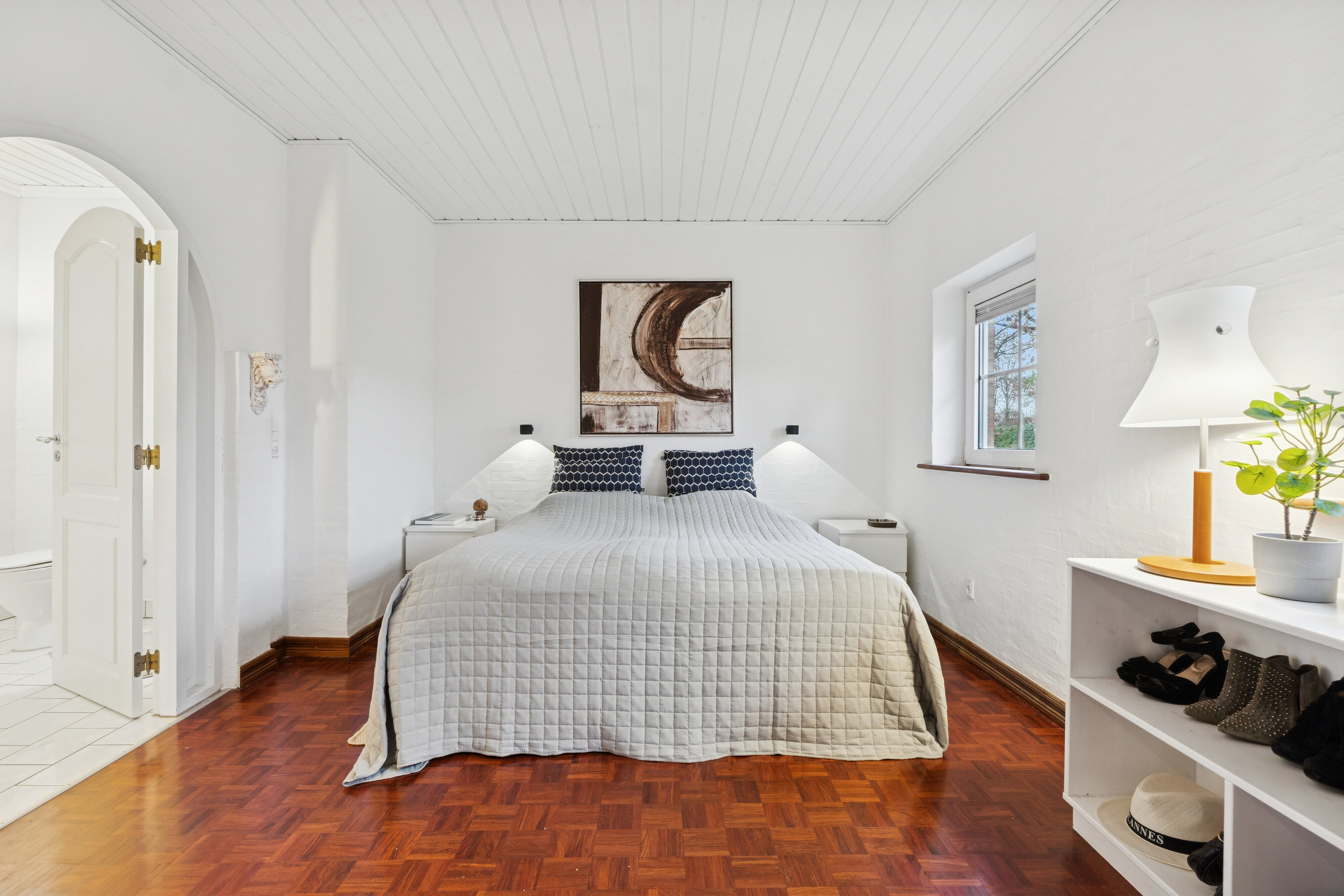 Fremhævet soveværelse billede i fuldskærmstilstand. Billede af Mejsevej 10, 7430 Ikast