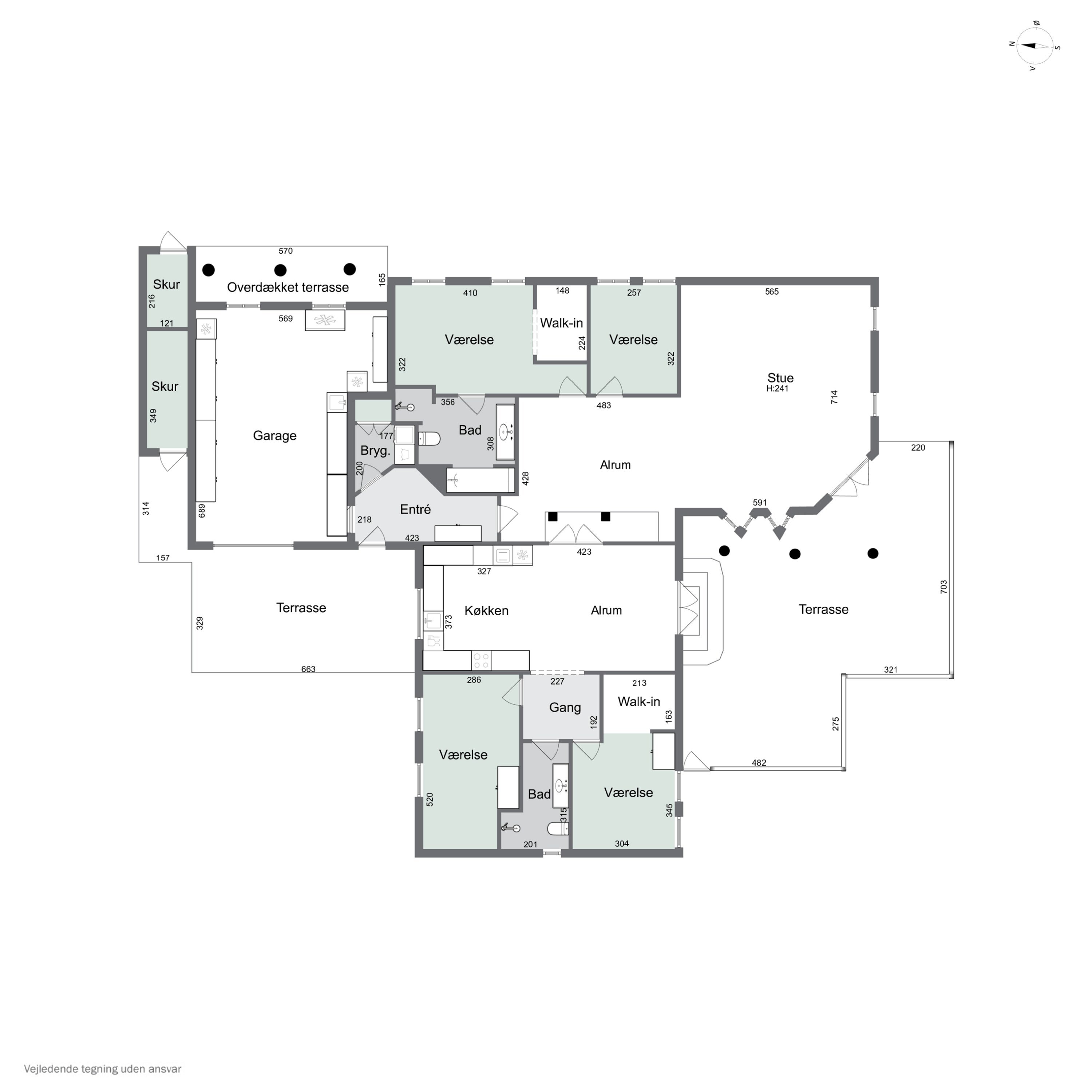Plantegninger billede af Mejsevej 10, 7430 Ikast
