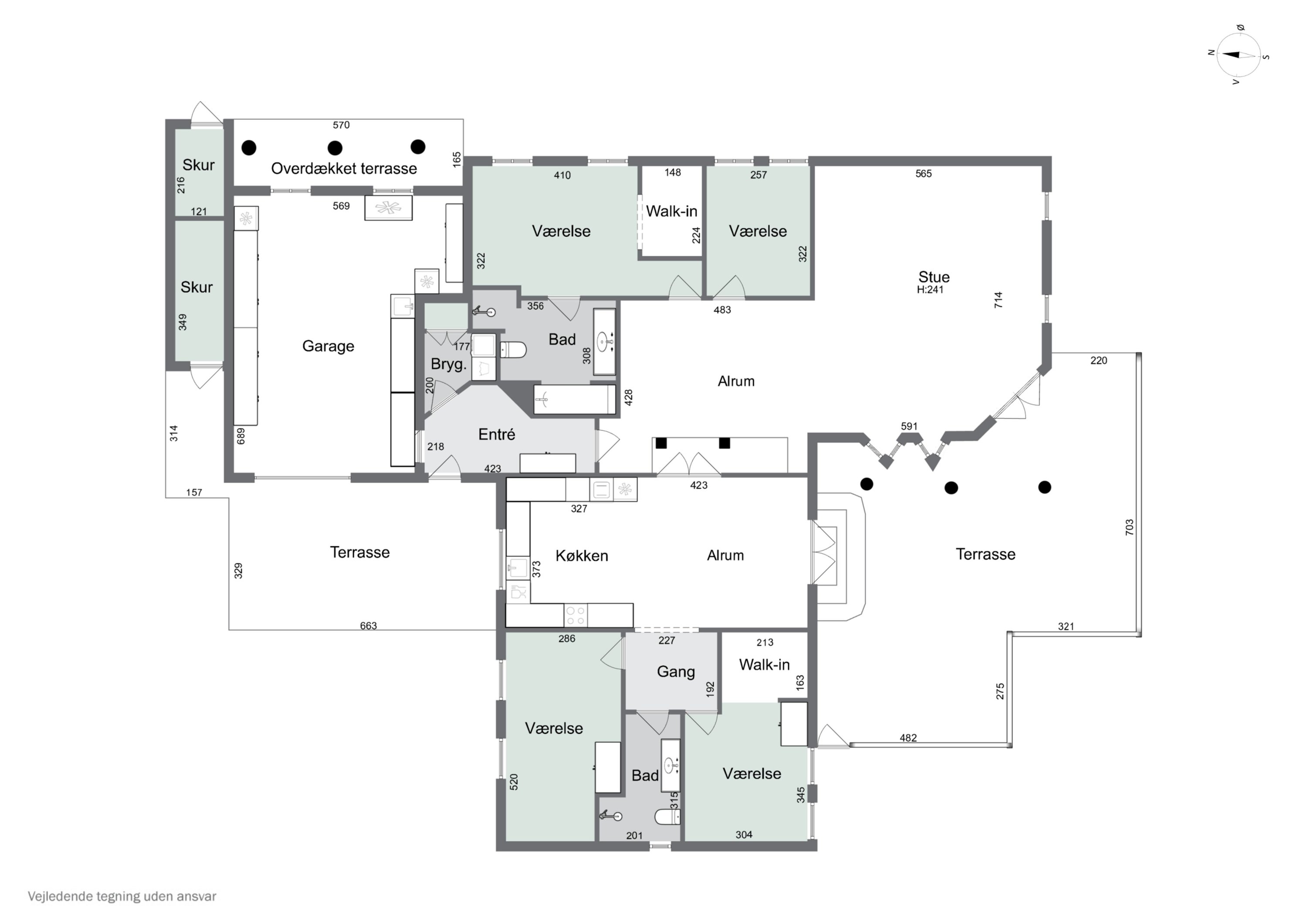 Plantegninger billede af Mejsevej 10, 7430 Ikast