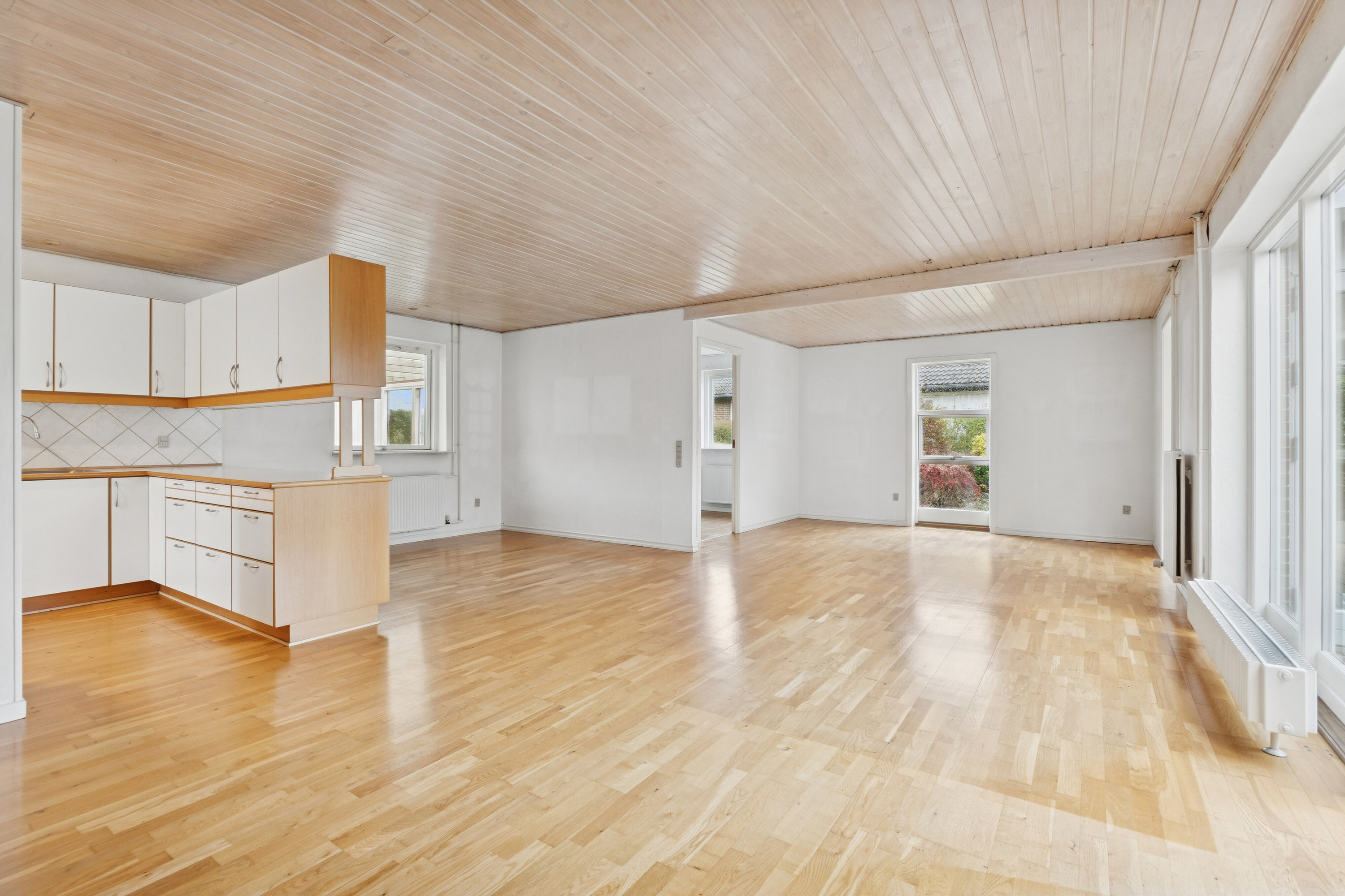 Fremhævet stue billede i fuldskærmstilstand. Billede af Karen Blixens Vej 2M, 7430 Ikast