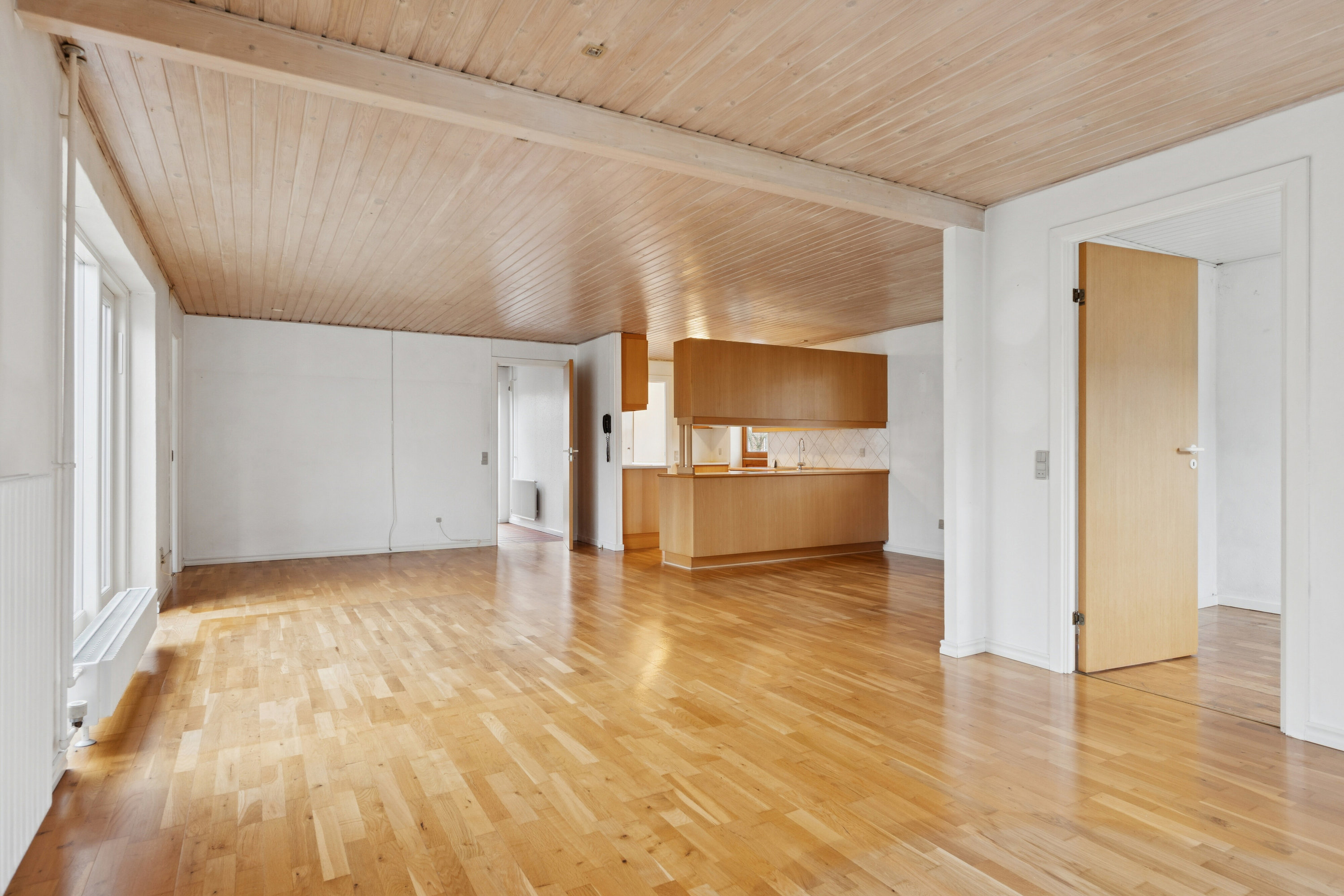 Fremhævet stue billede i fuldskærmstilstand. Billede af Karen Blixens Vej 2M, 7430 Ikast