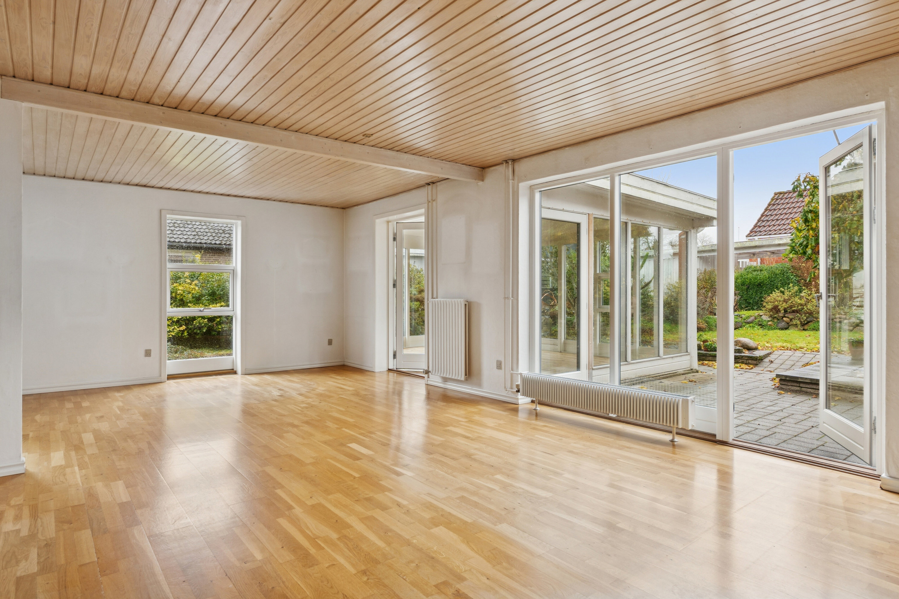 Fremhævet stue billede i fuldskærmstilstand. Billede af Karen Blixens Vej 2M, 7430 Ikast