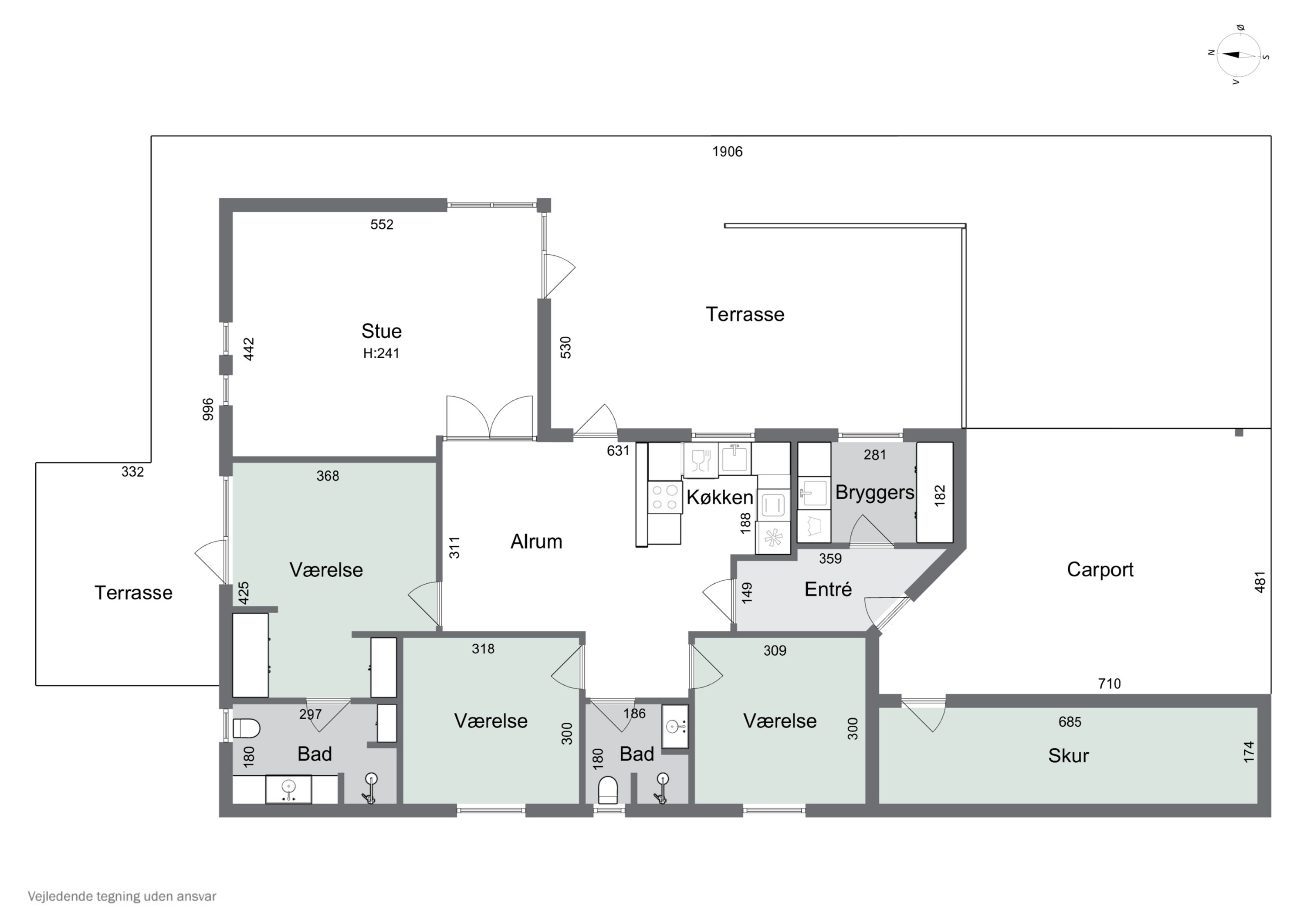 Plantegninger billede af Skovballevej 59A, Tåsinge, 5700 Svendborg