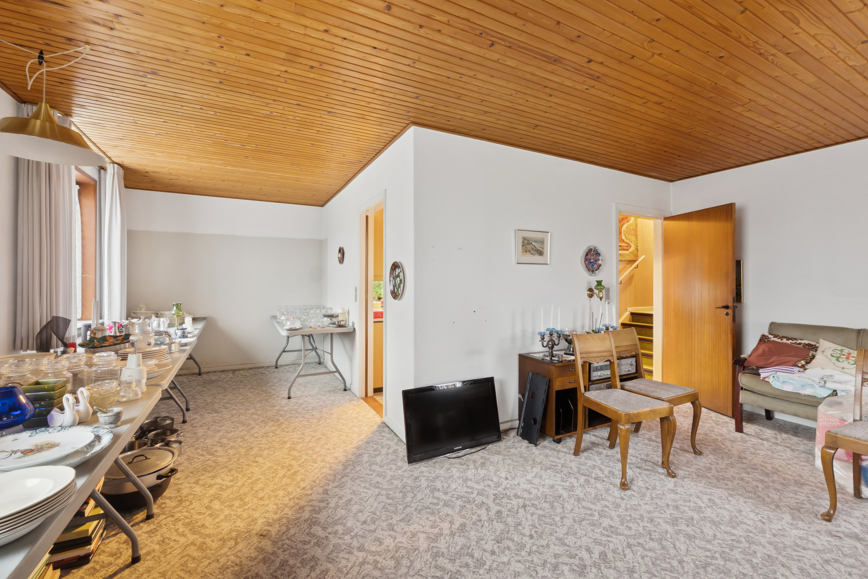 Fremhævet stue billede i fuldskærmstilstand. Billede af Bispevænget 32, 9800 Hjørring