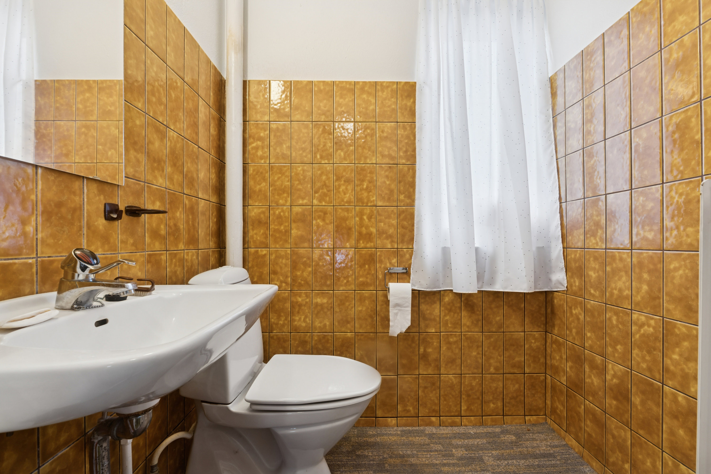 Fremhævet badeværelse billede i fuldskærmstilstand. Billede af Bispevænget 32, 9800 Hjørring