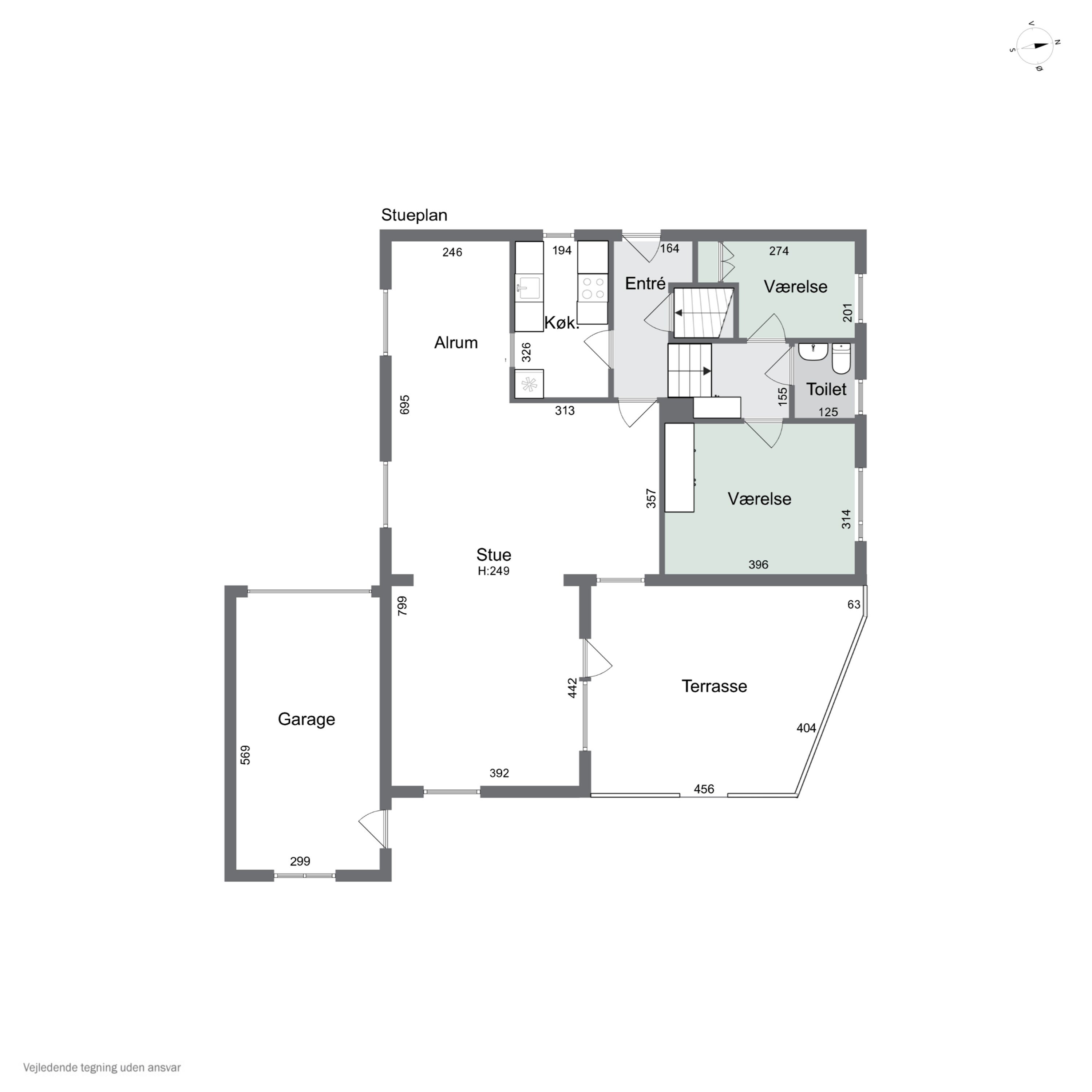 Plantegninger billede af Bispevænget 32, 9800 Hjørring