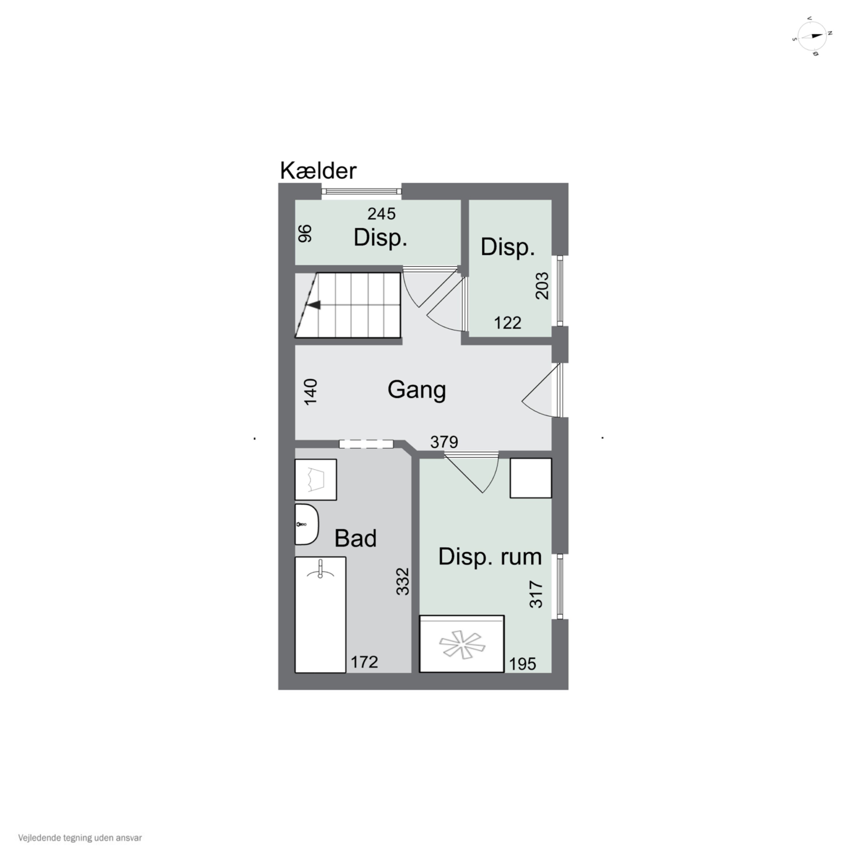 Plantegninger billede af Bispevænget 32, 9800 Hjørring