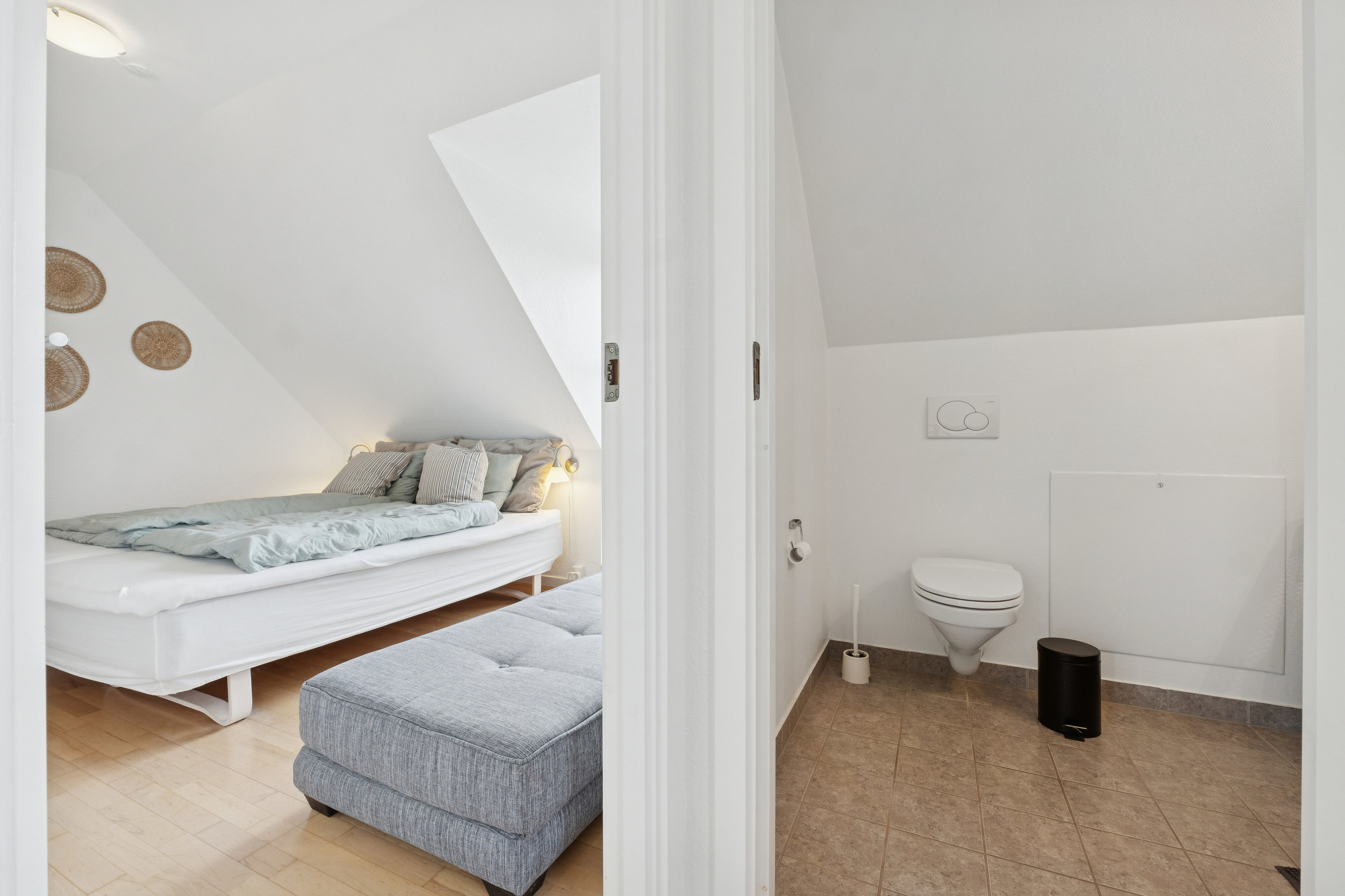 Fremhævet soveværelse billede i fuldskærmstilstand. Billede af Smedegade 1A, Lohals, 5953 Tranekær