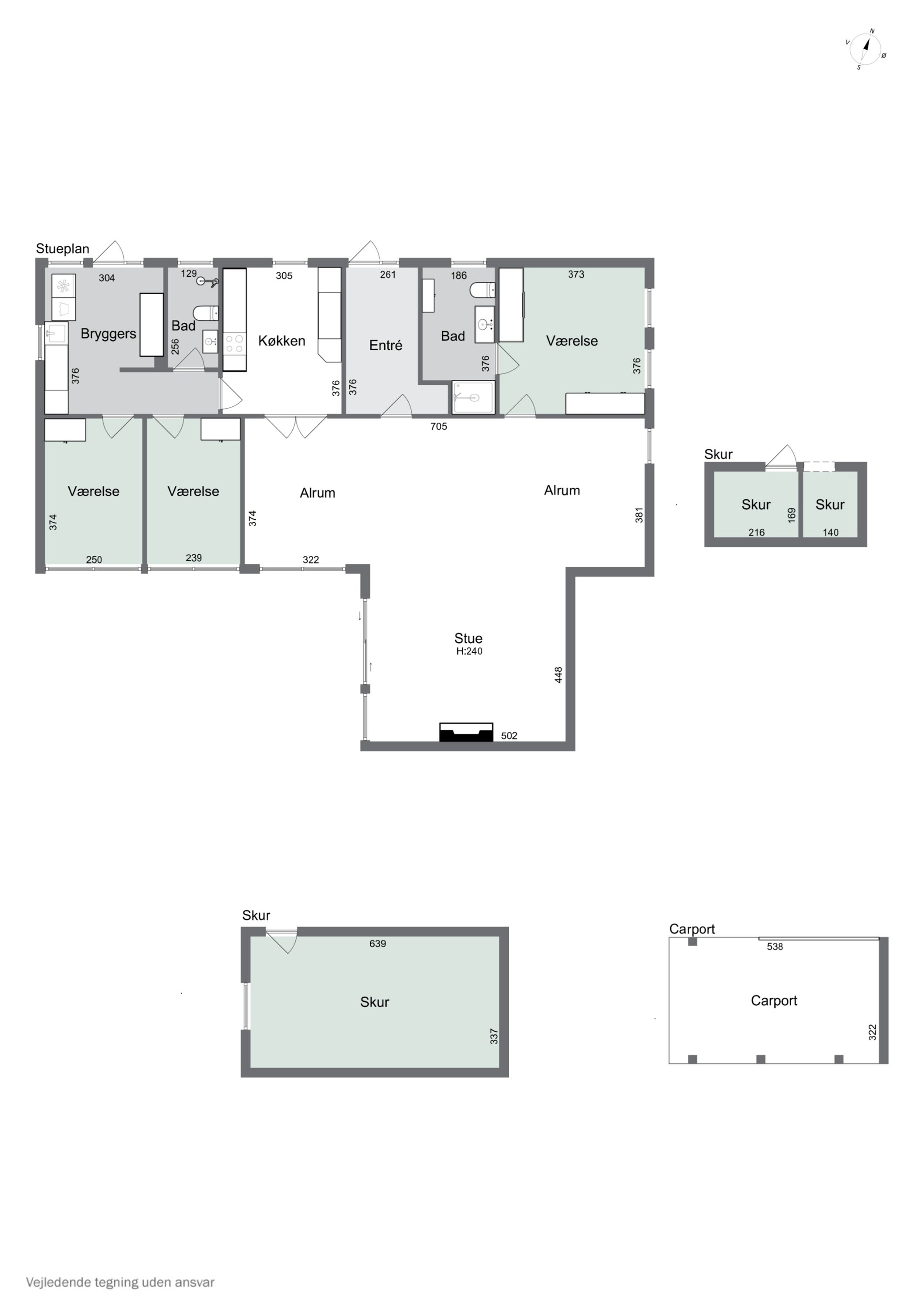Plantegninger billede af Brombærløkken 2, 3700 Rønne