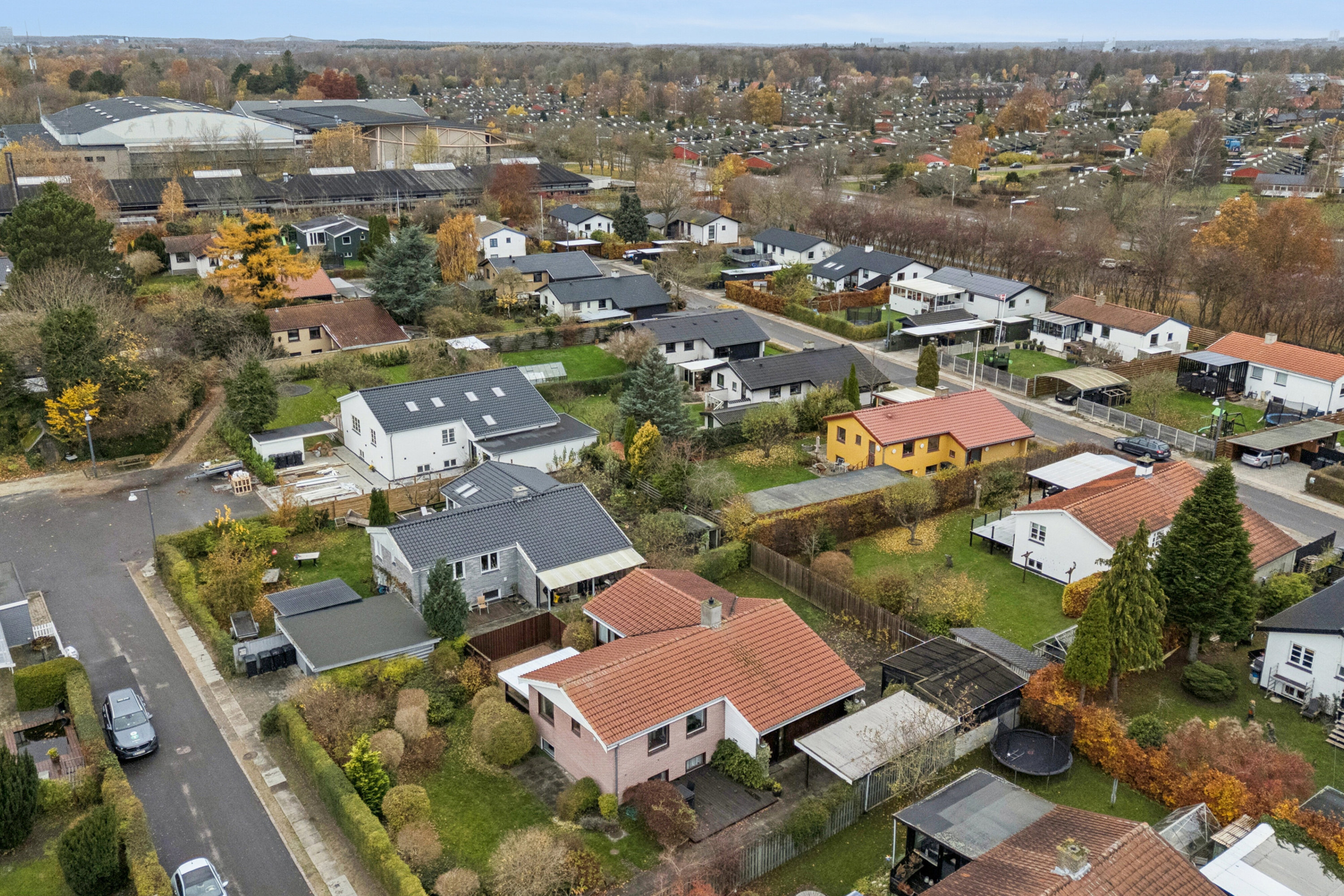 Fremhævet luftfoto billede i fuldskærmstilstand. Billede af Espely 31, 2610 Rødovre