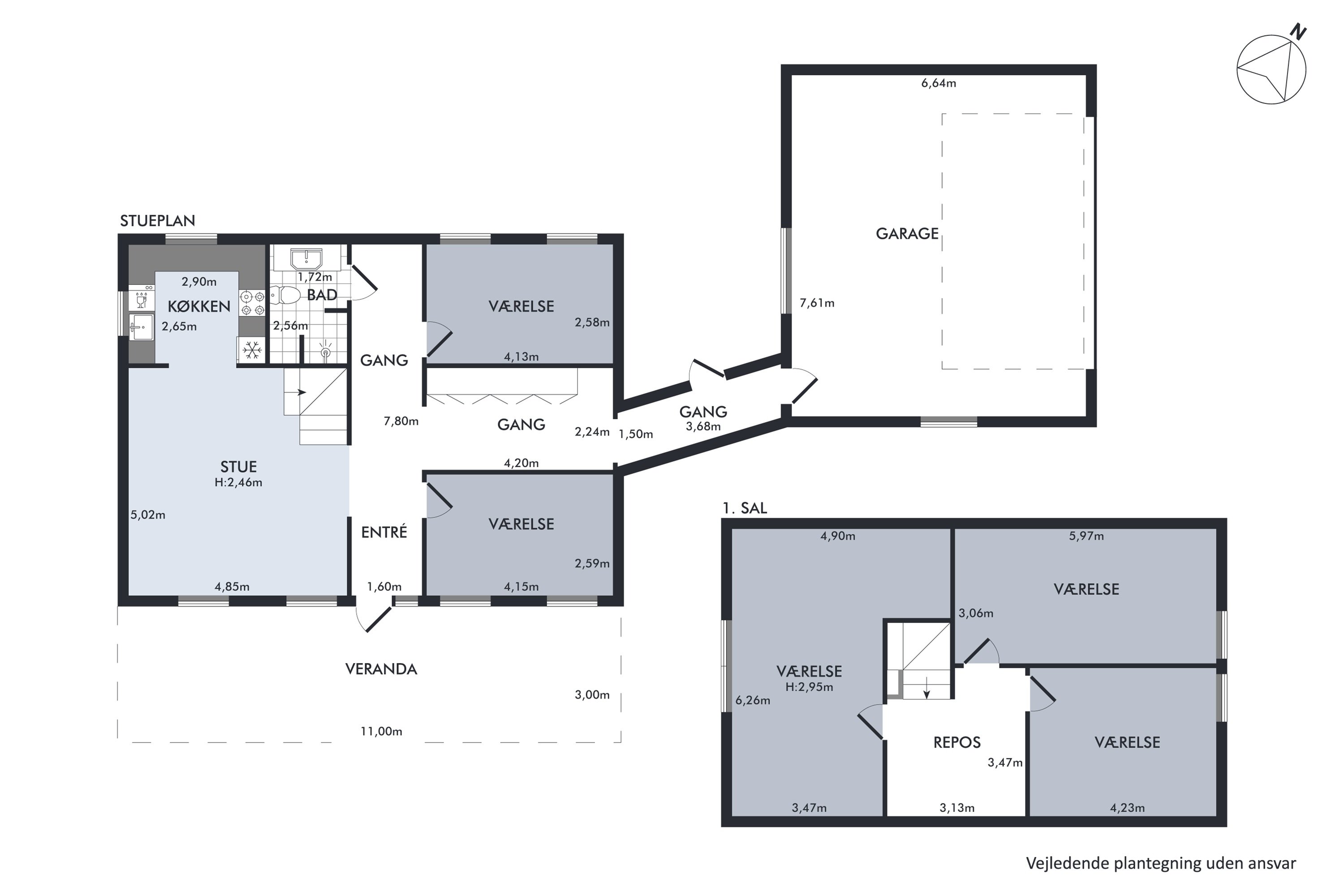 Plantegninger billede af Frieslandsvej 40B, 2791 Dragør