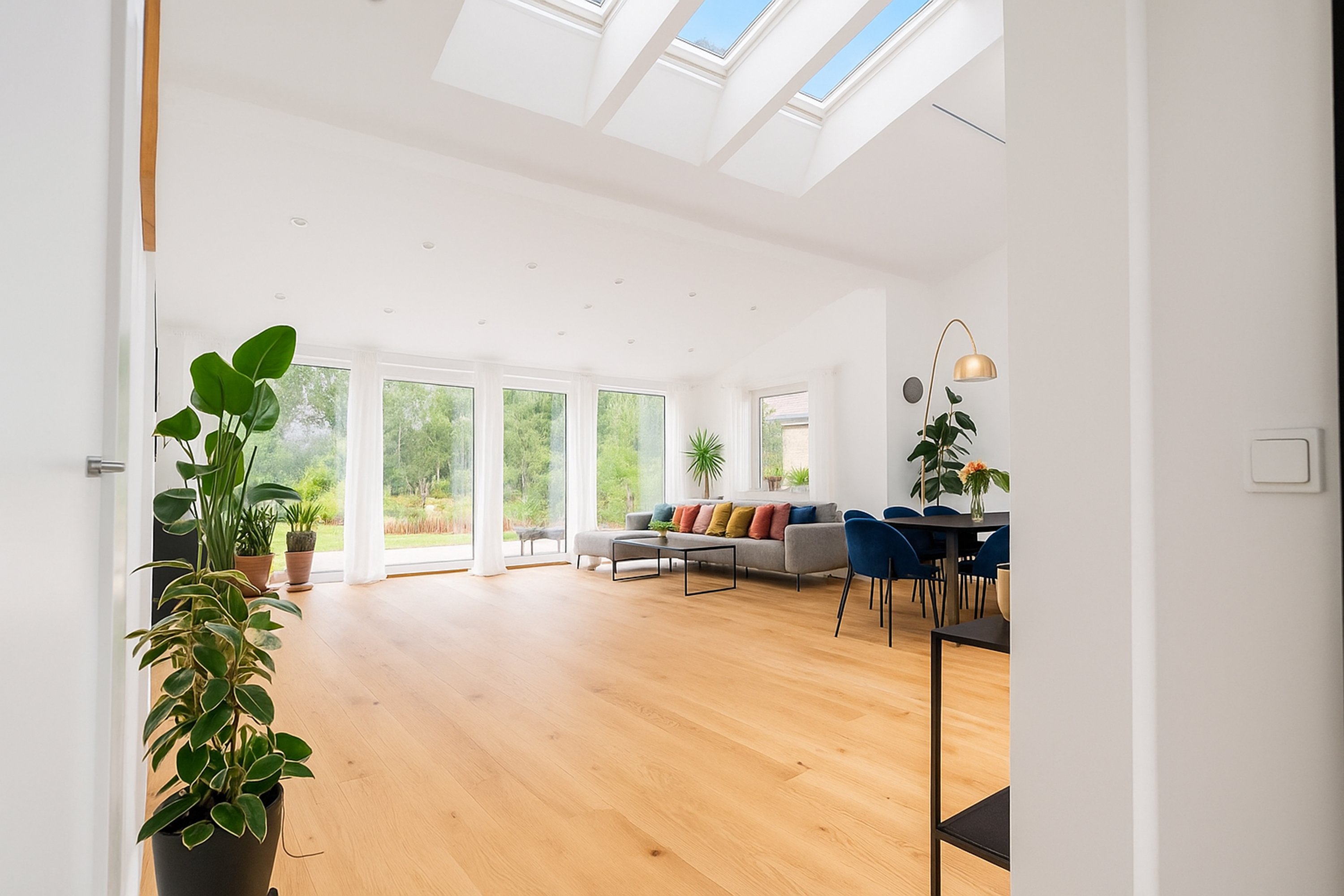 Fremhævet stue billede i fuldskærmstilstand. Billede af Harestien 19, 2880 Bagsværd