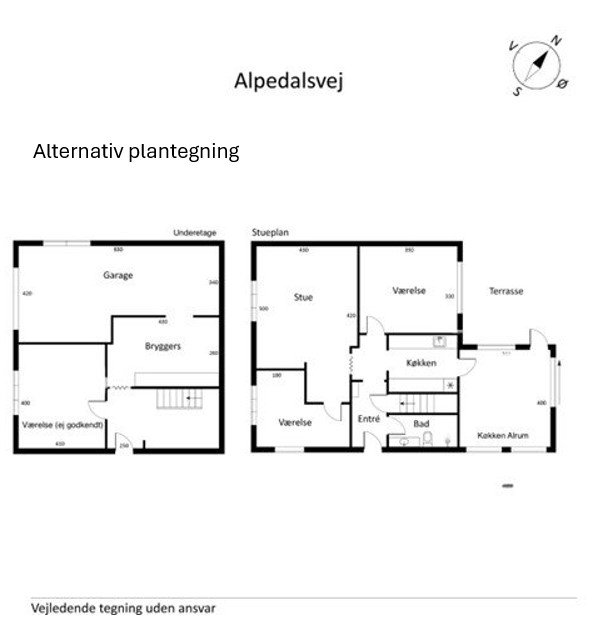 Plantegninger billede af Alpedalsvej 28, 6000 Kolding