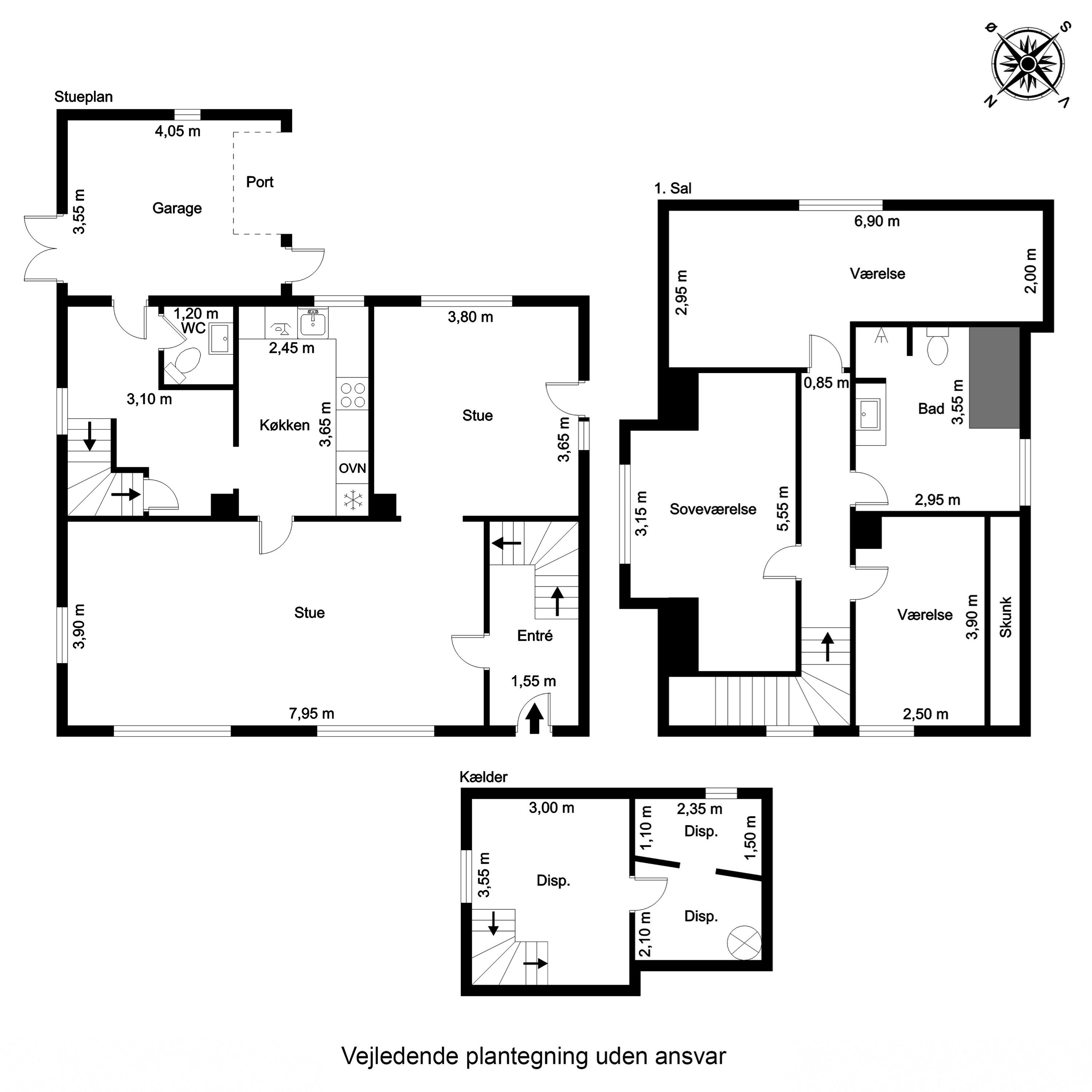 Plantegninger billede af Søndergade 30, Gelsted, 5591 Gelsted