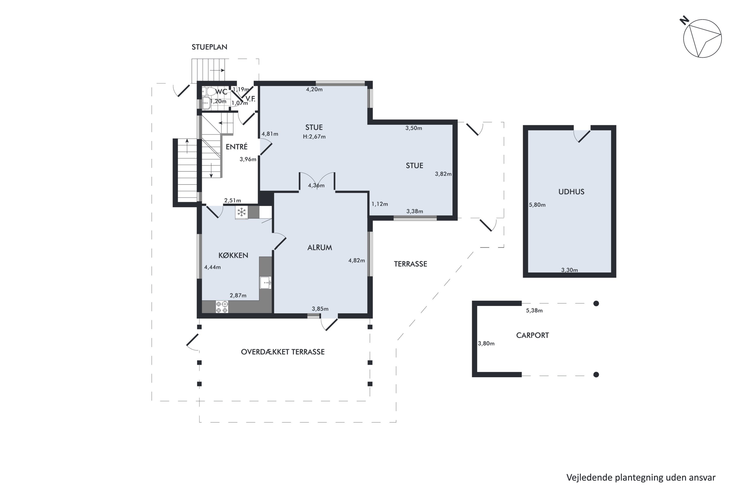 Plantegninger billede af Sygehusvej 15, 8950 Ørsted