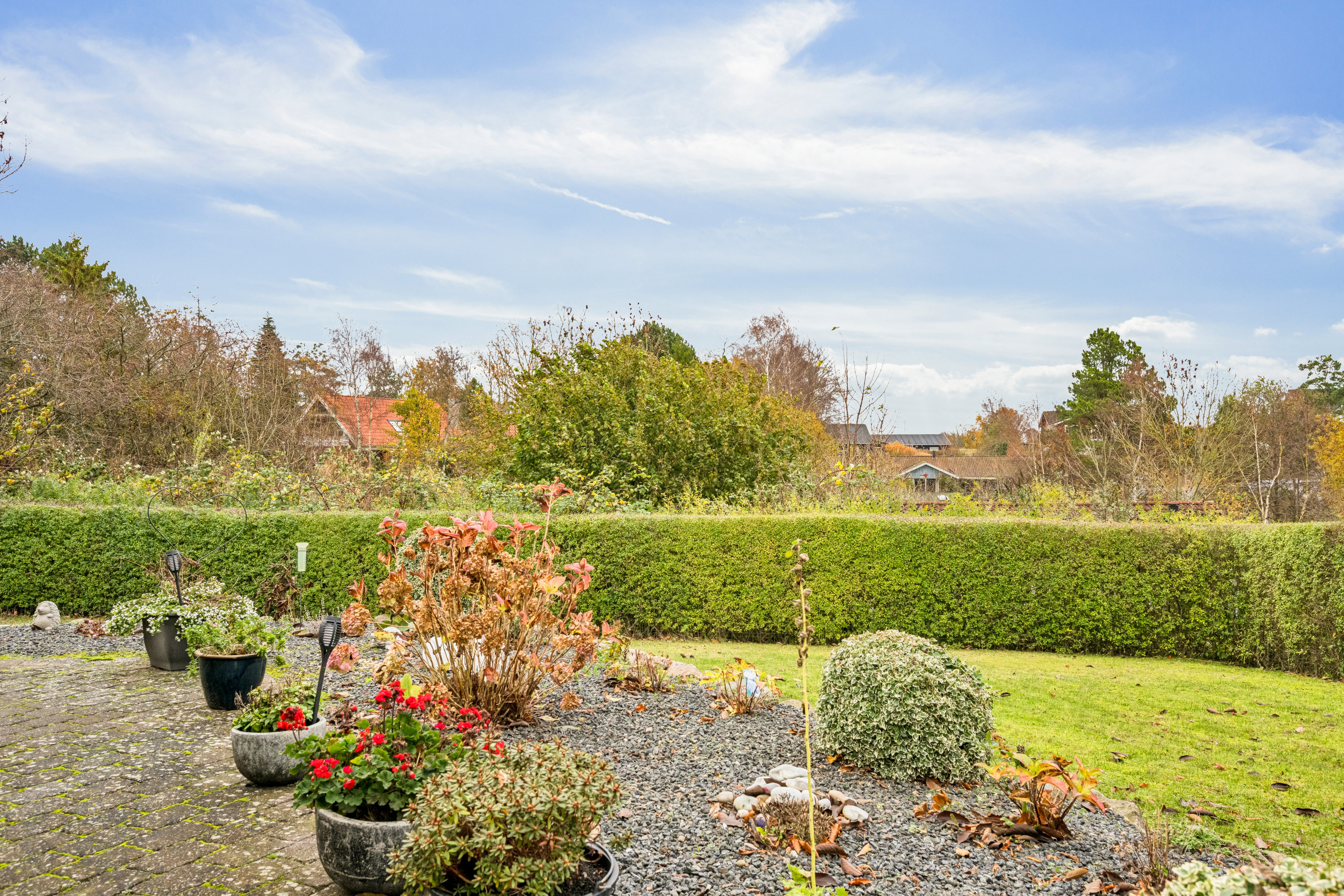 Fremhævet have billede i fuldskærmstilstand. Billede af Majsvangen 36, Boeslum, 8400 Ebeltoft