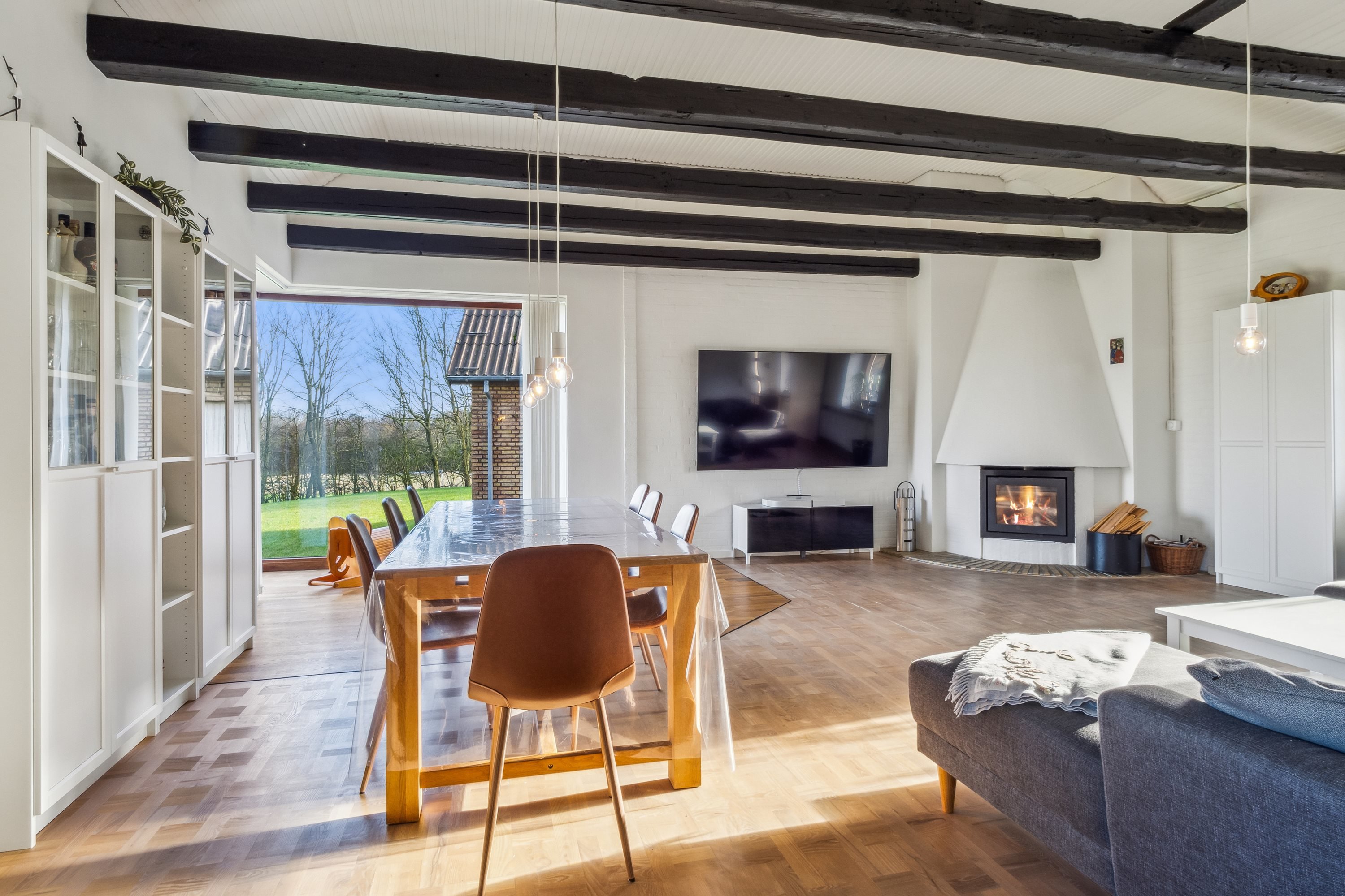 Fremhævet stue billede i fuldskærmstilstand. Billede af Åsvej 5, Silstrup, 7700 Thisted