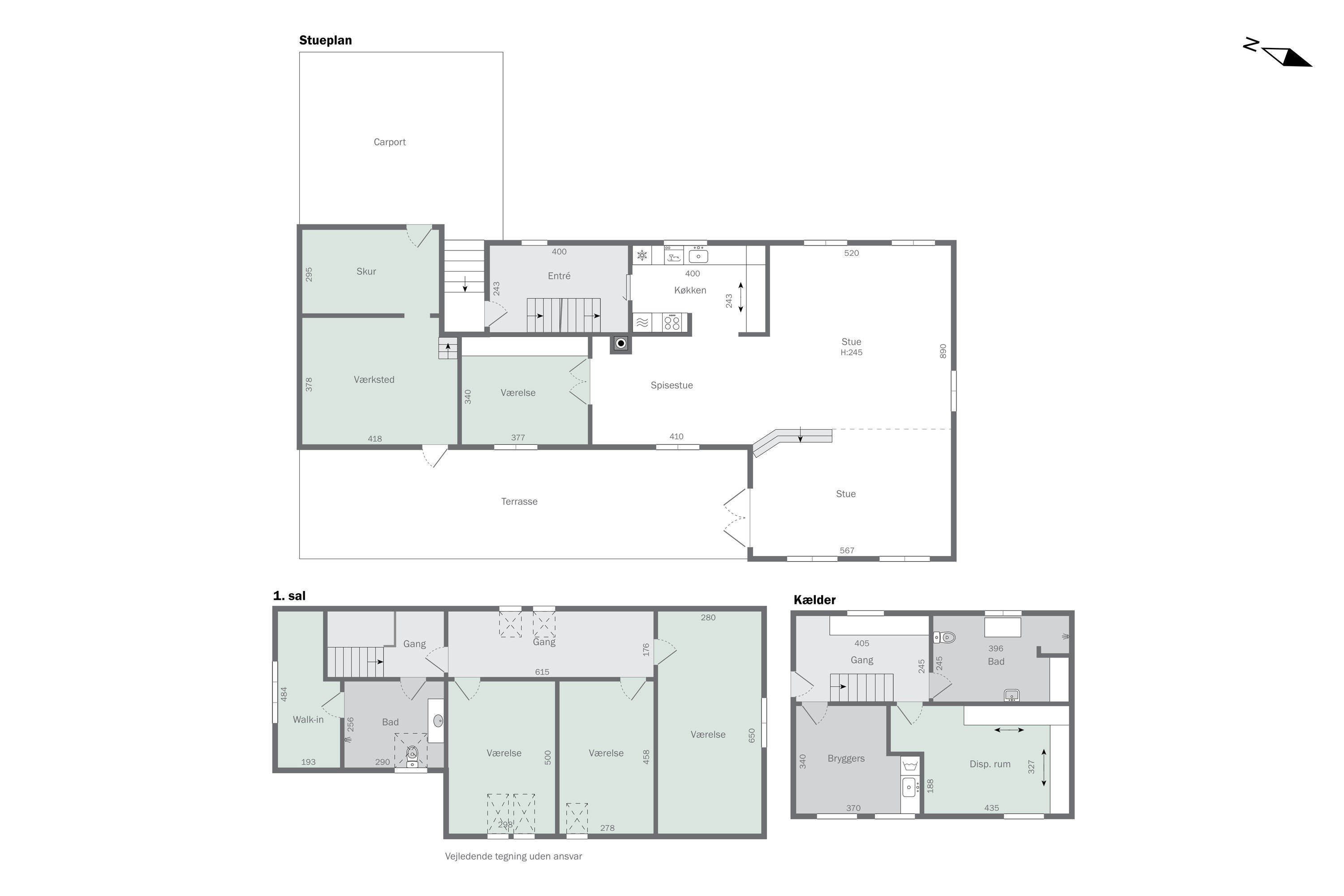 Plantegninger billede af Pederstrupvej 32, Slukefter, 5210 Odense NV