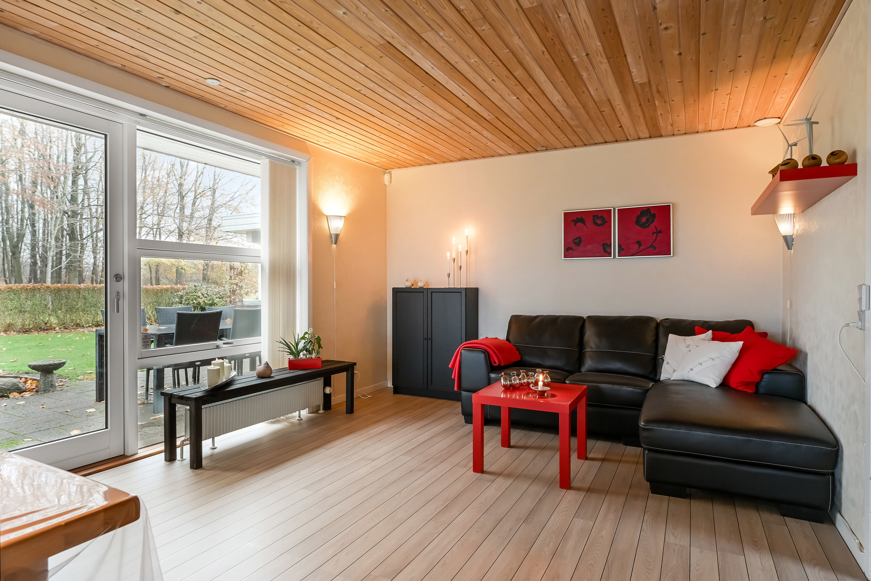 Fremhævet stue billede i fuldskærmstilstand. Billede af Daltoften 47, 7200 Grindsted