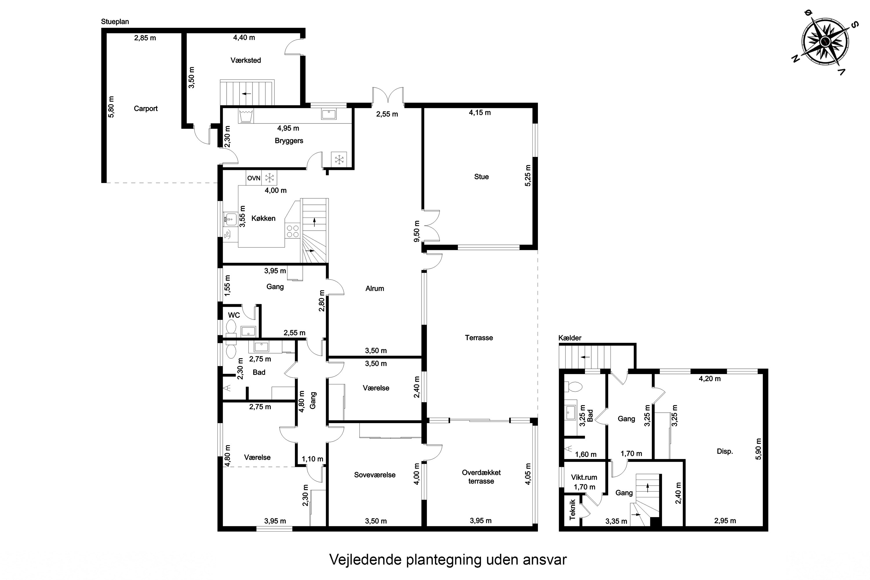 Plantegninger billede af Daltoften 47, 7200 Grindsted