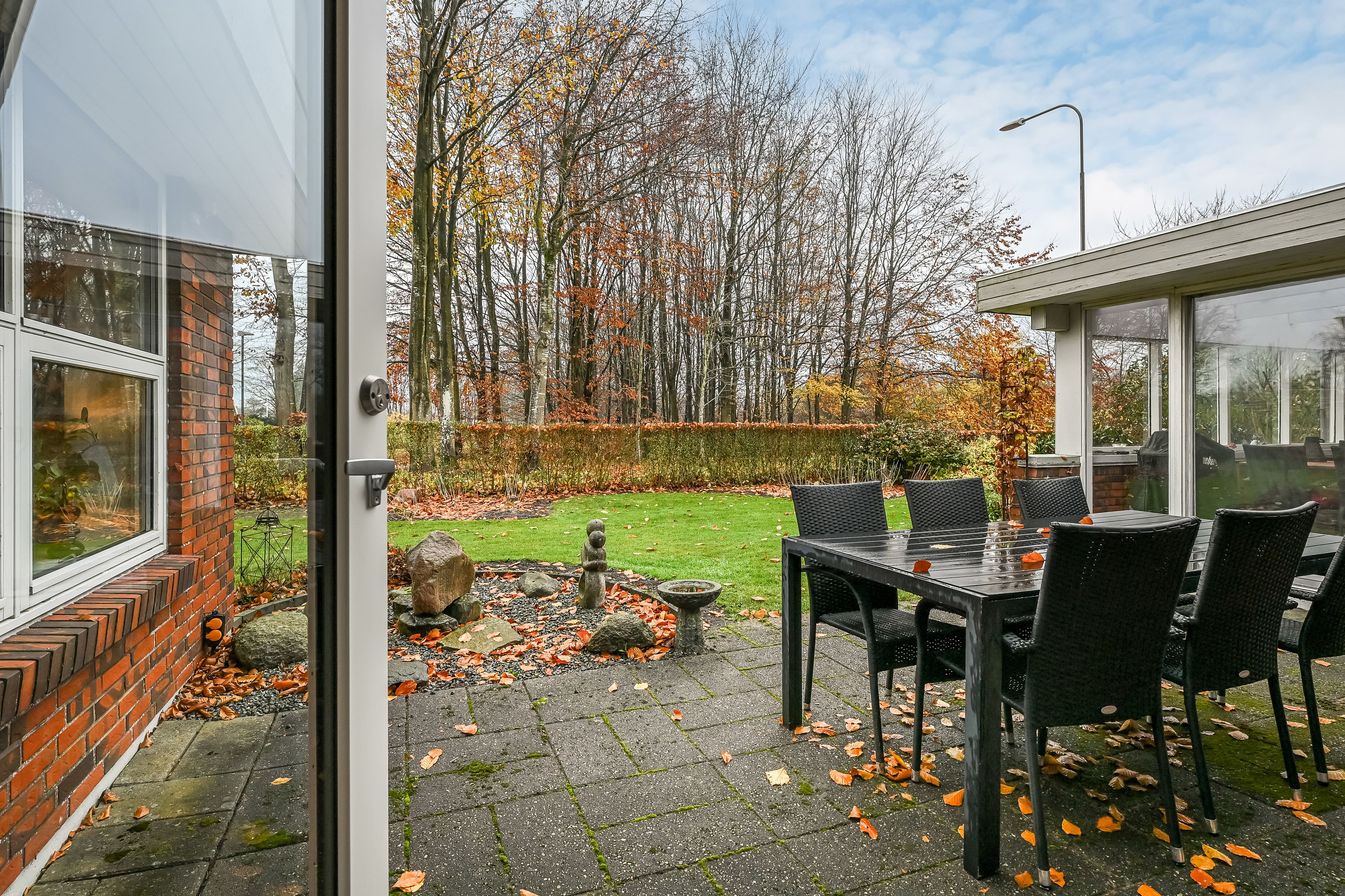 Fremhævet terrasse billede i fuldskærmstilstand. Billede af Daltoften 47, 7200 Grindsted