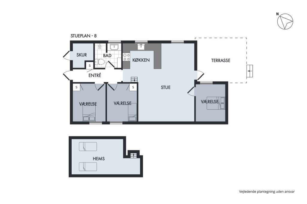 Plantegninger billede af Pilestien 316A, 4970 Rødby