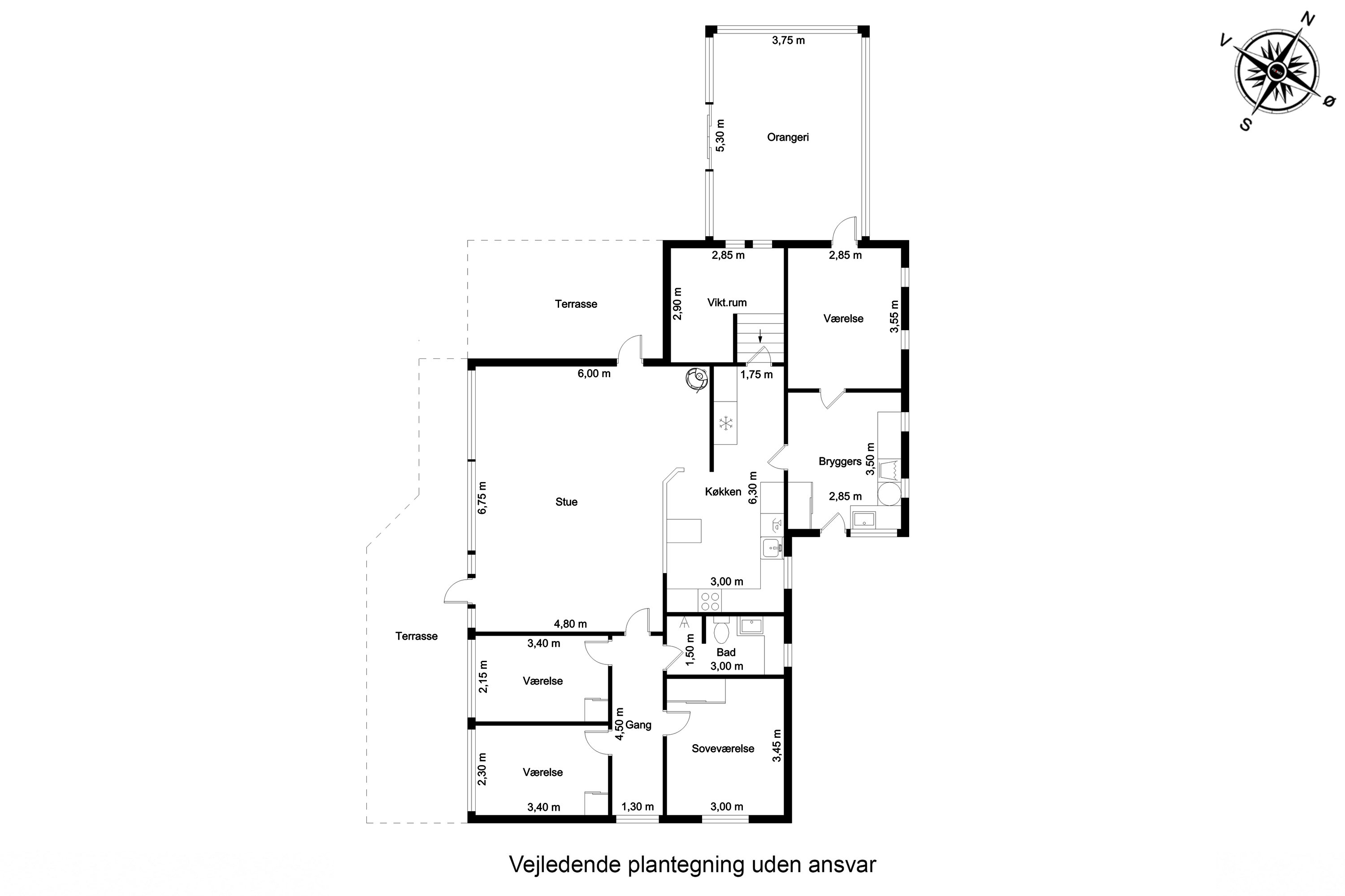 Plantegninger billede af Bogfinkevej 15, 7190 Billund