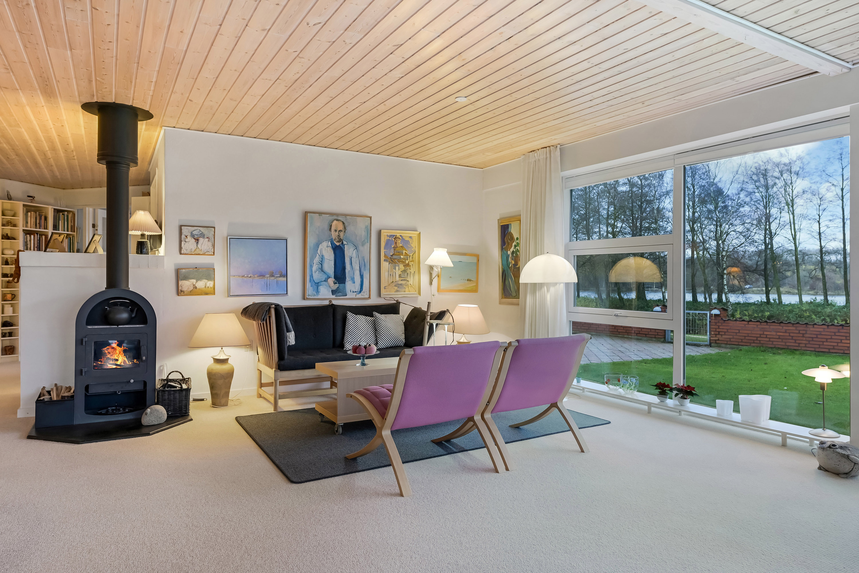 Fremhævet stue billede i fuldskærmstilstand. Billede af Åglimt 29, 7200 Grindsted