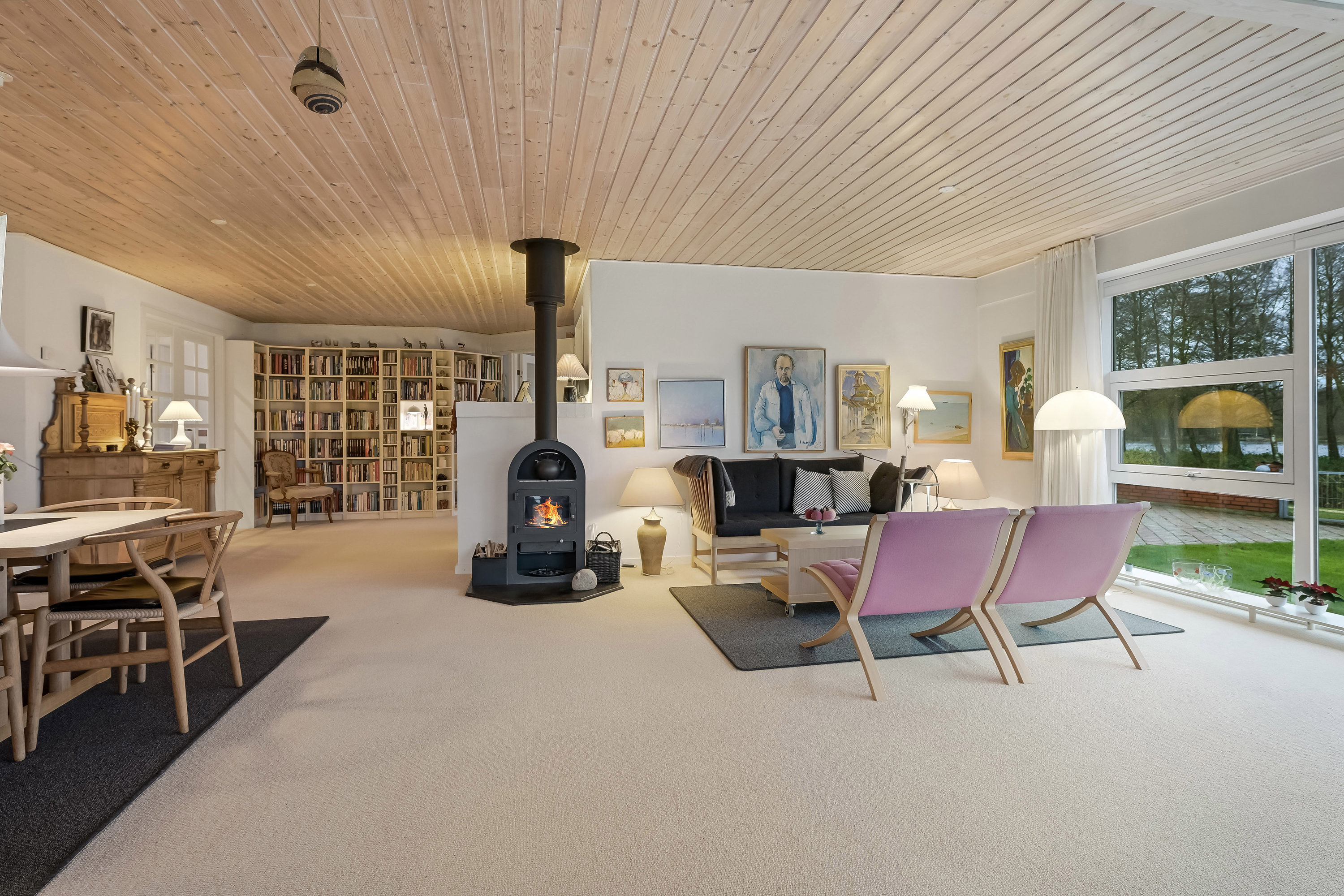 Fremhævet stue billede i fuldskærmstilstand. Billede af Åglimt 29, 7200 Grindsted