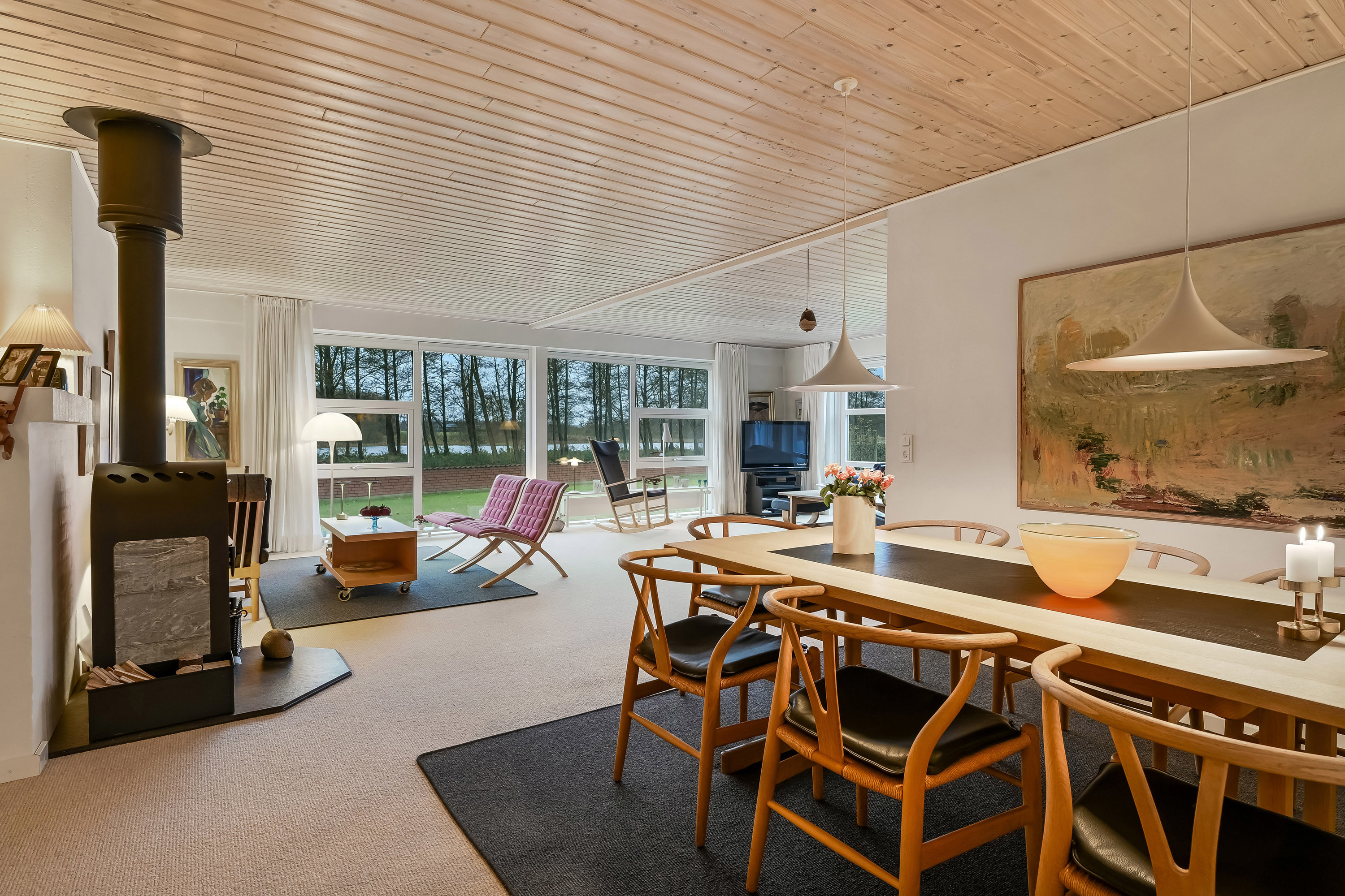 Fremhævet stue billede i fuldskærmstilstand. Billede af Åglimt 29, 7200 Grindsted