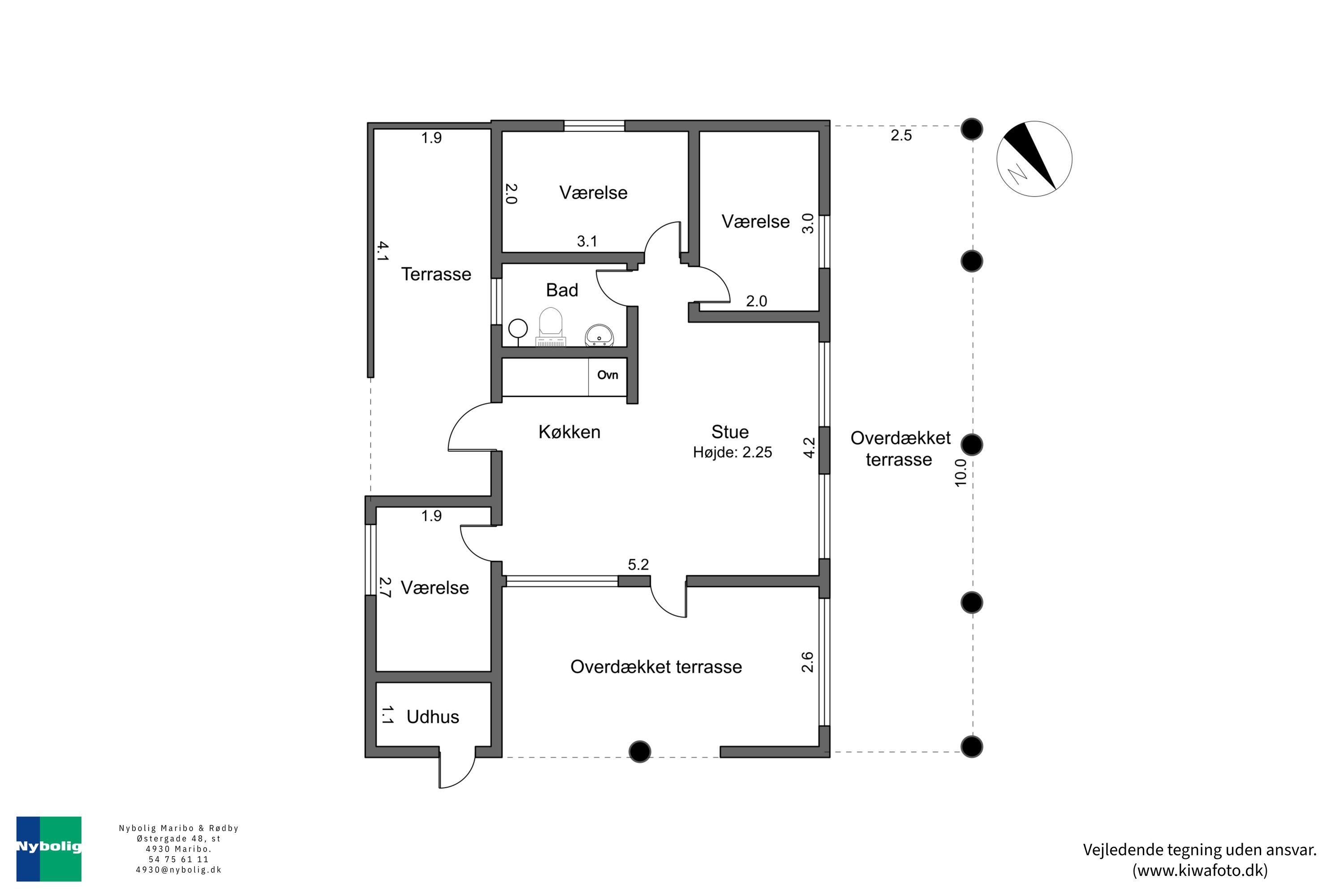 Plantegninger billede af Solsortevænget 9, Saksfjed Ø, 4970 Rødby