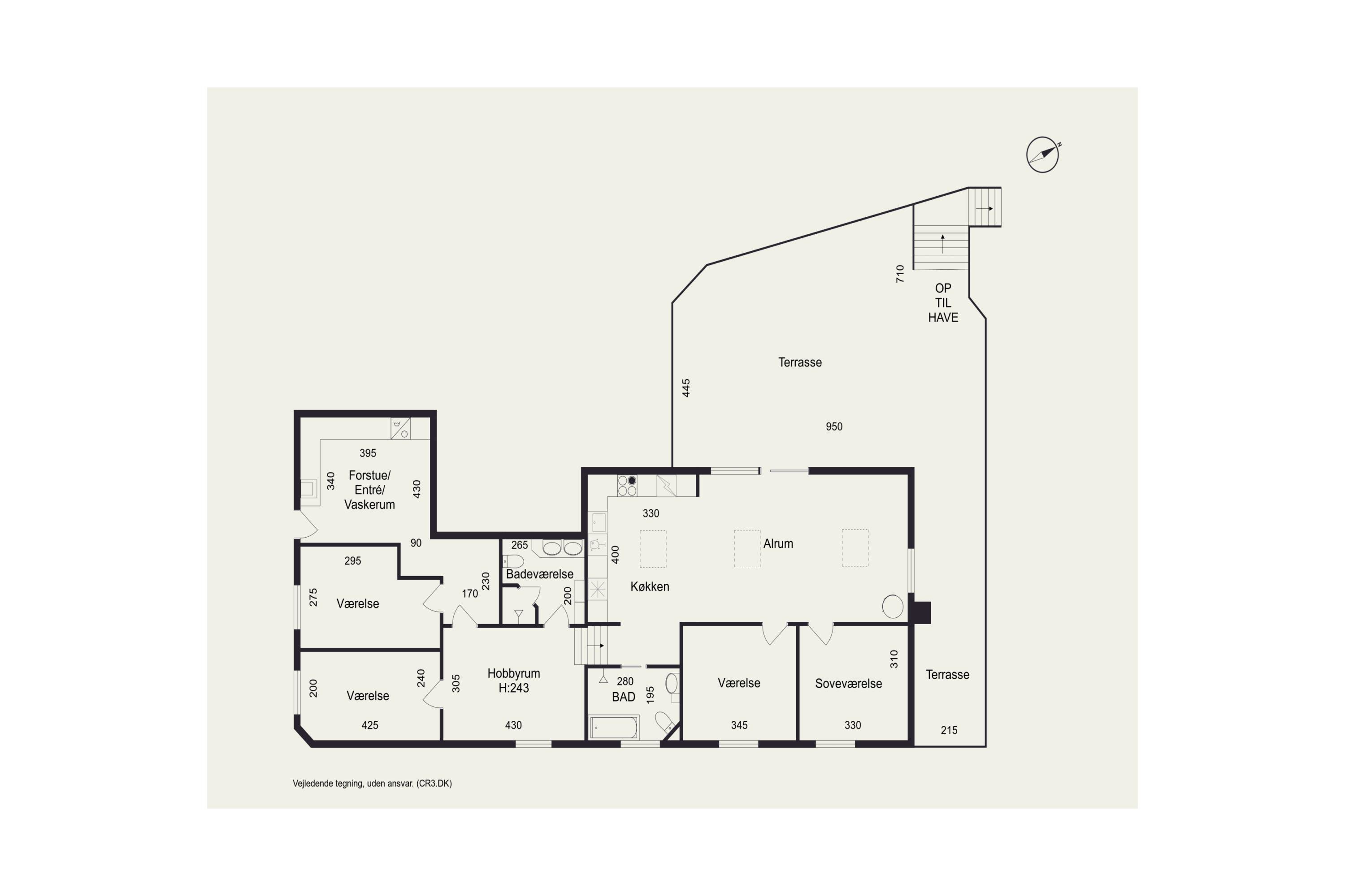 Plantegninger billede af Uggeløse Bygade 42A, 3540 Lynge