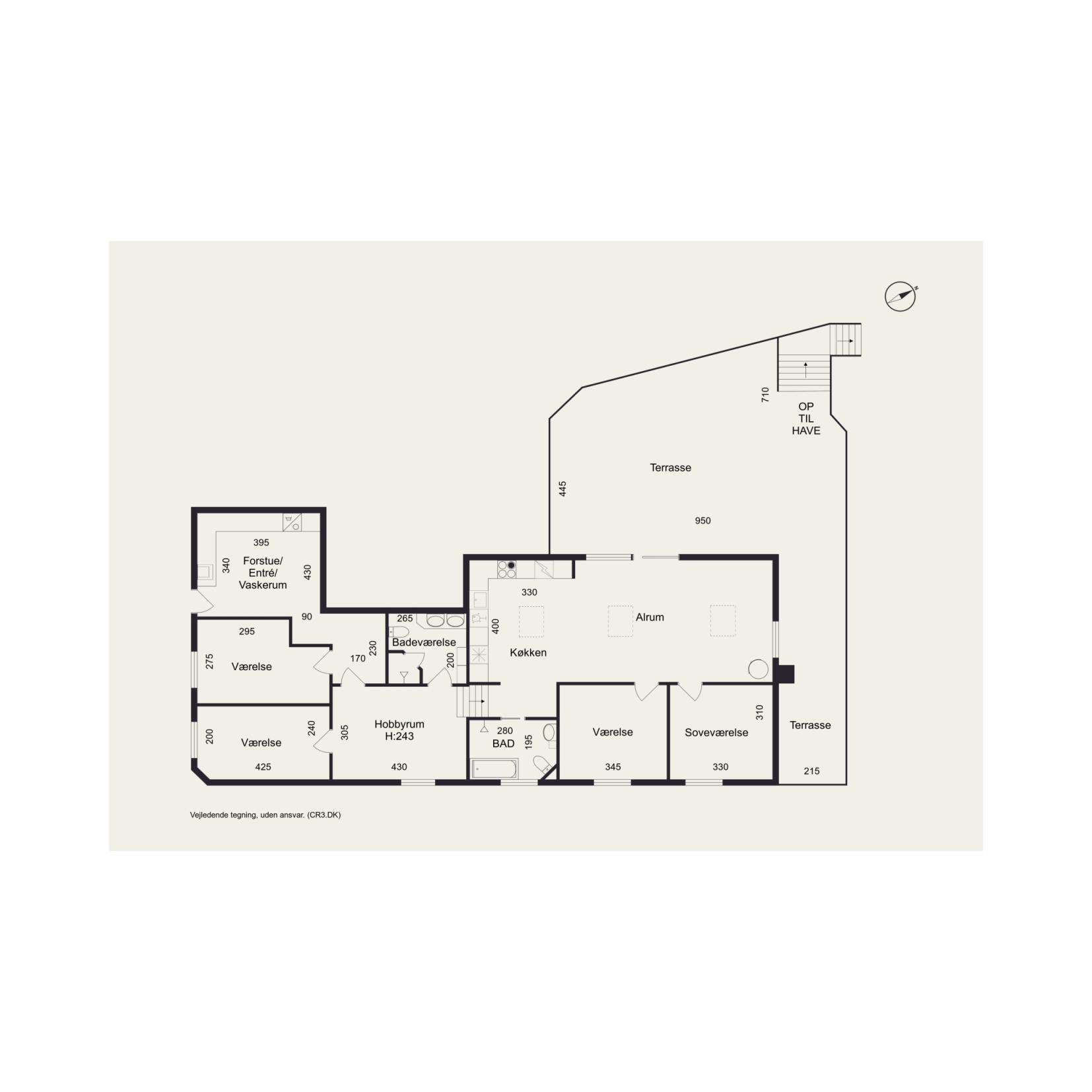 Plantegninger billede af Uggeløse Bygade 42A, 3540 Lynge