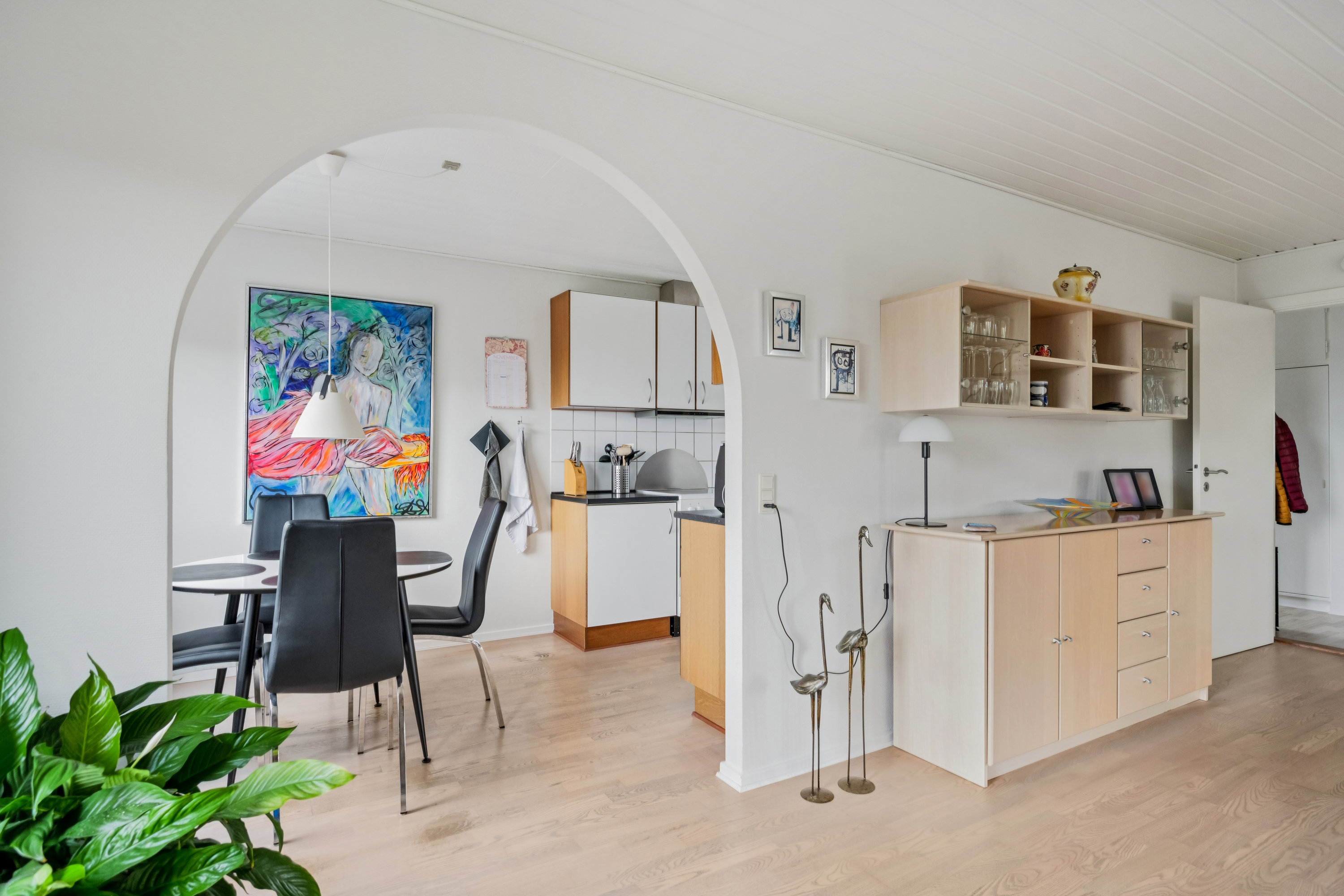 Fremhævet stue billede i fuldskærmstilstand. Billede af Munkebakken 14, 8400 Ebeltoft