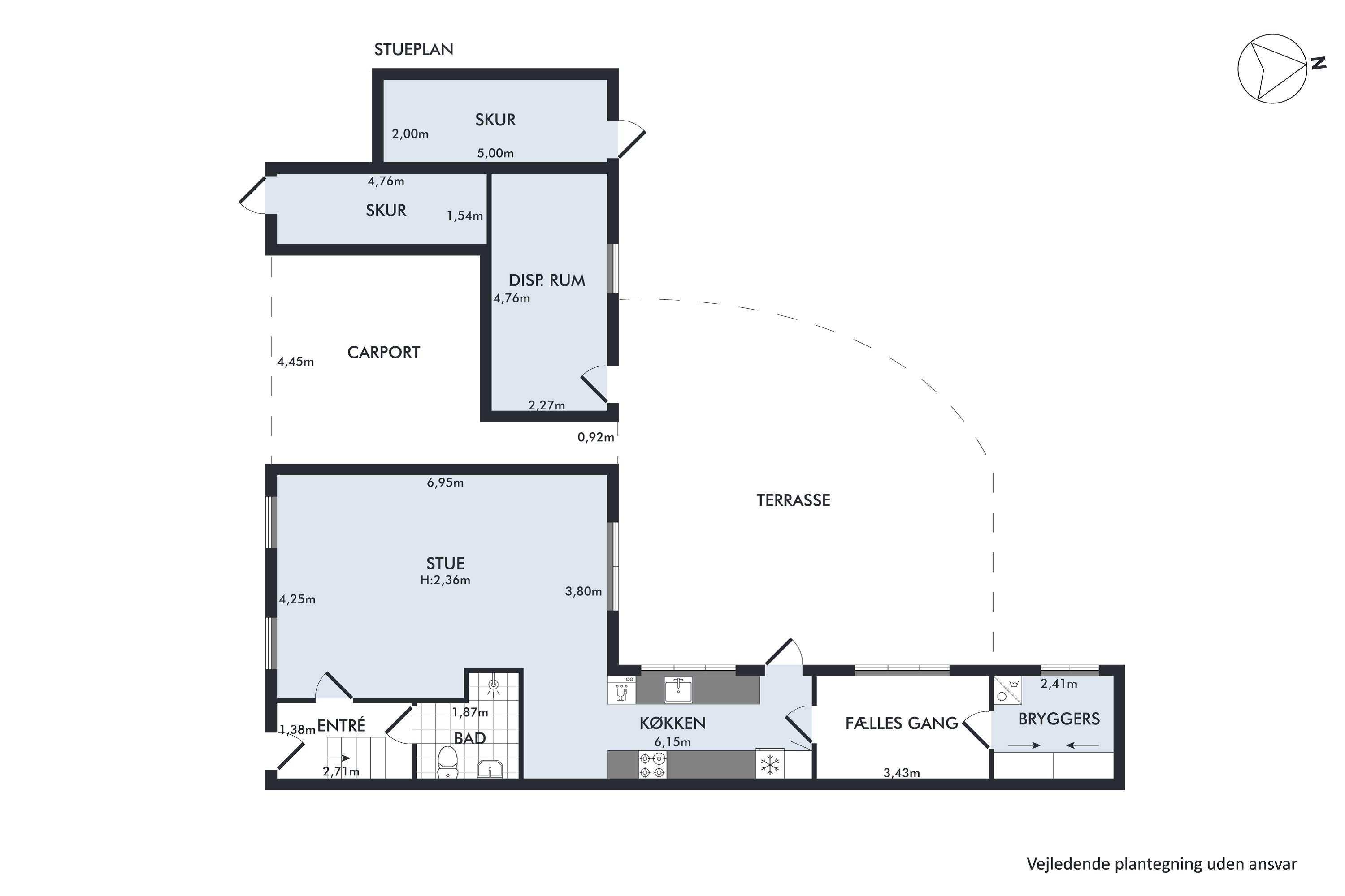 Plantegninger billede af Frederiksvej 19, 7900 Nykøbing M