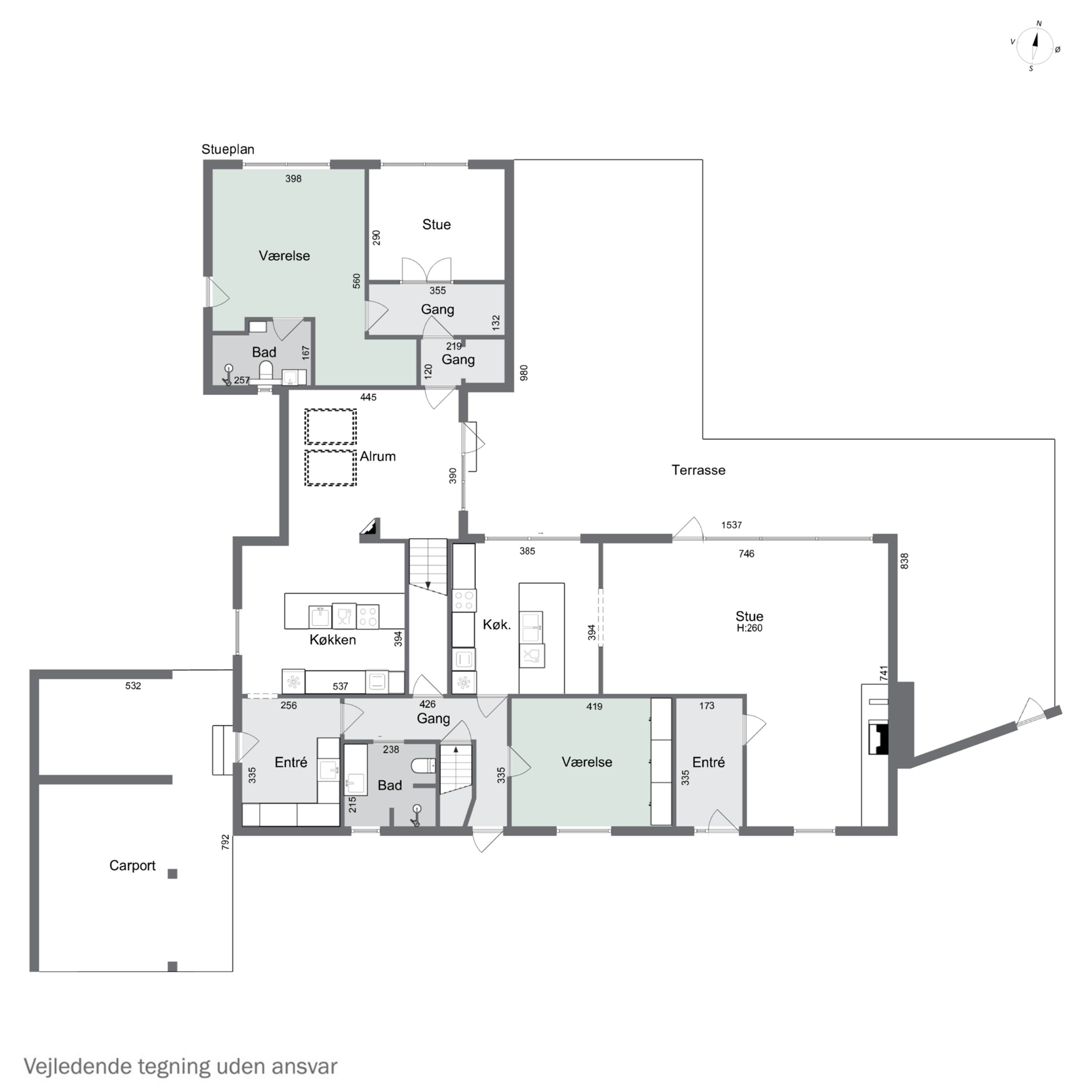 Plantegninger billede af H.P. Simonsens Allé 185, Sanderum, 5250 Odense SV