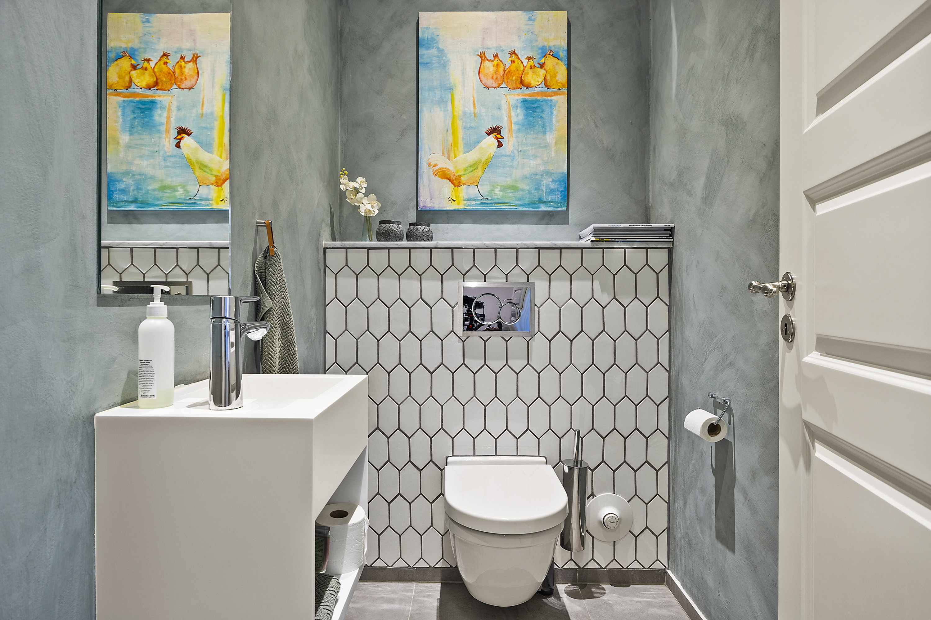 Fremhævet toilet billede i fuldskærmstilstand. Billede af Store Kongensgade 55, 2. th., 1264 København K