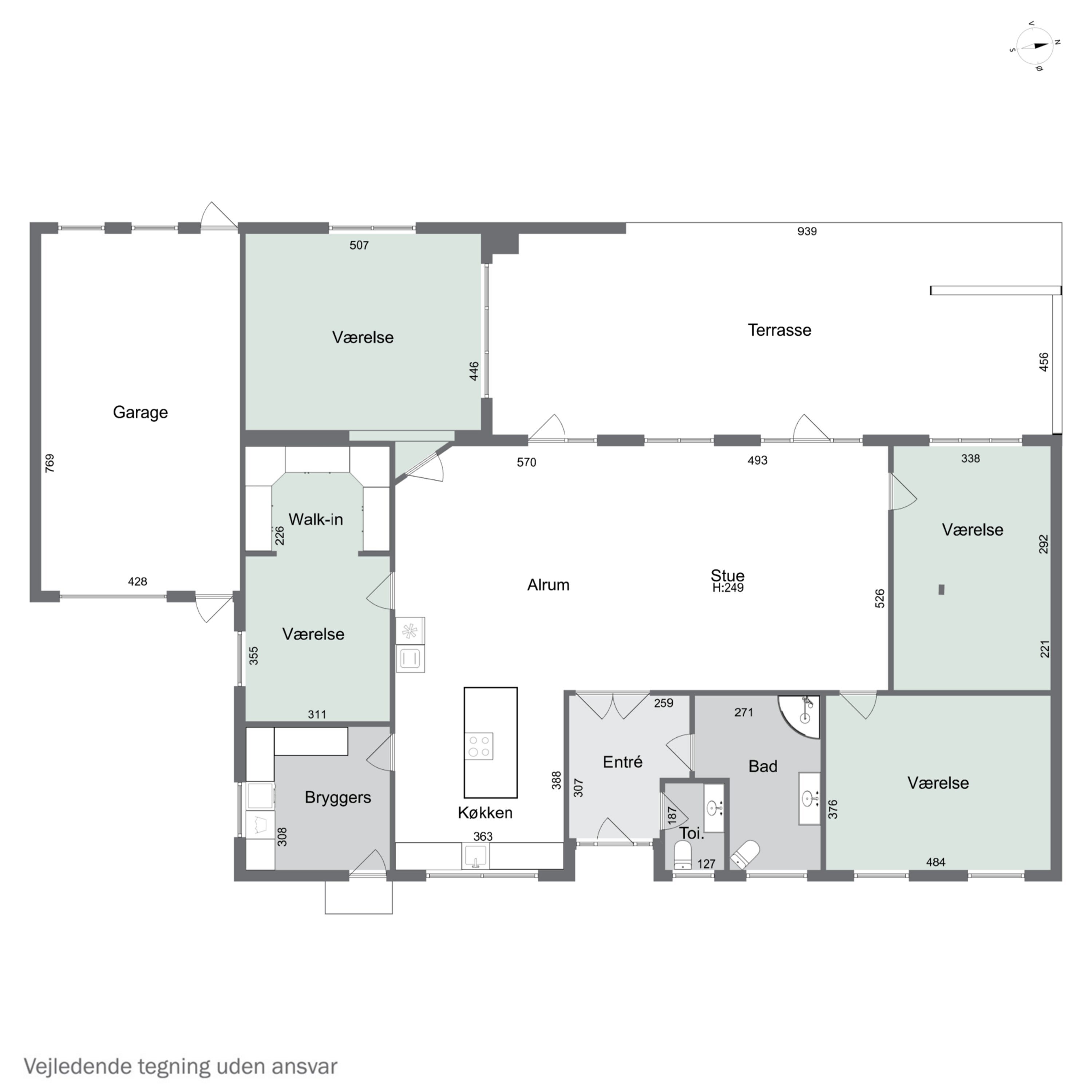 Plantegninger billede af Hjortevænget 138, 5800 Nyborg