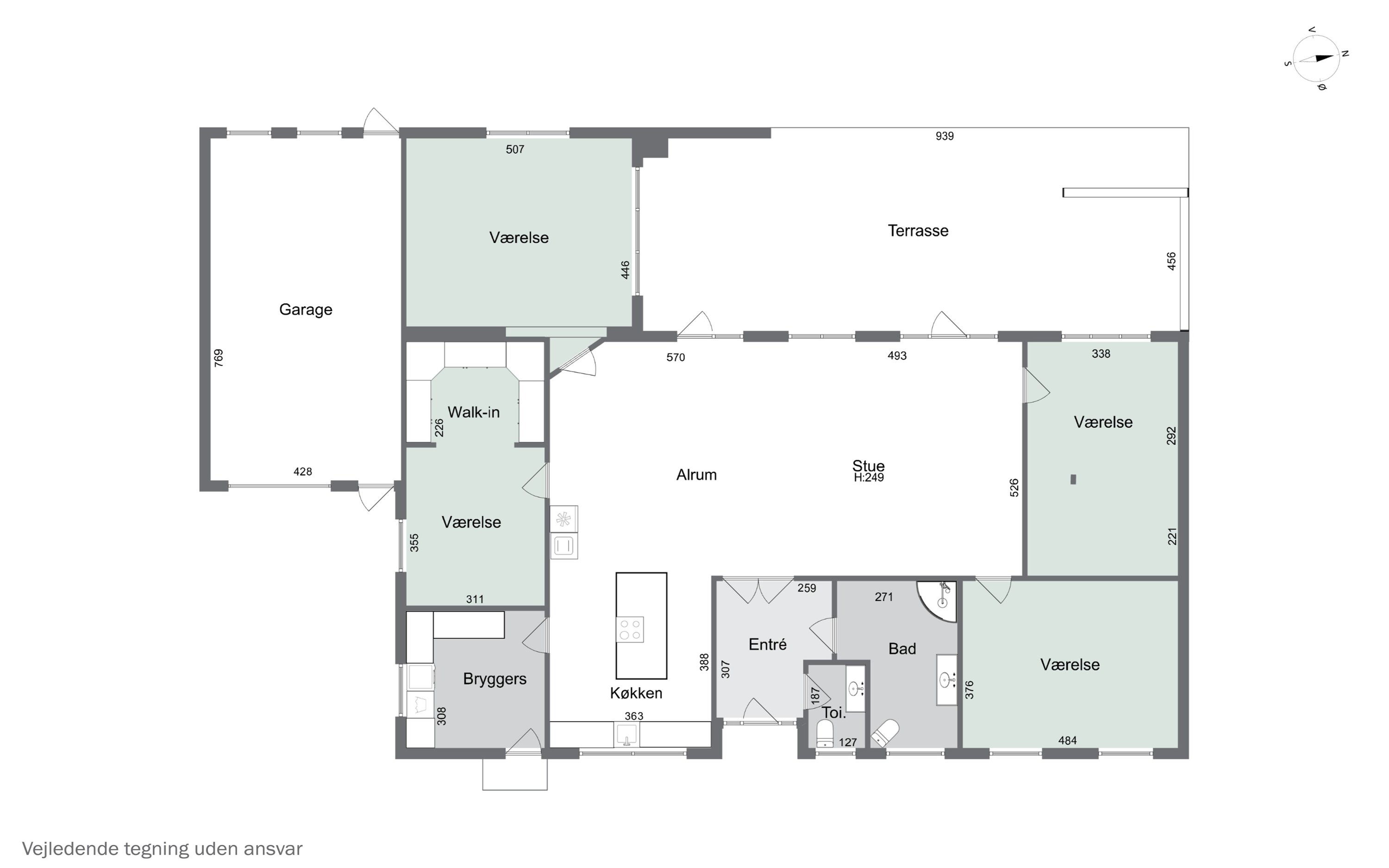 Plantegninger billede af Hjortevænget 138, 5800 Nyborg