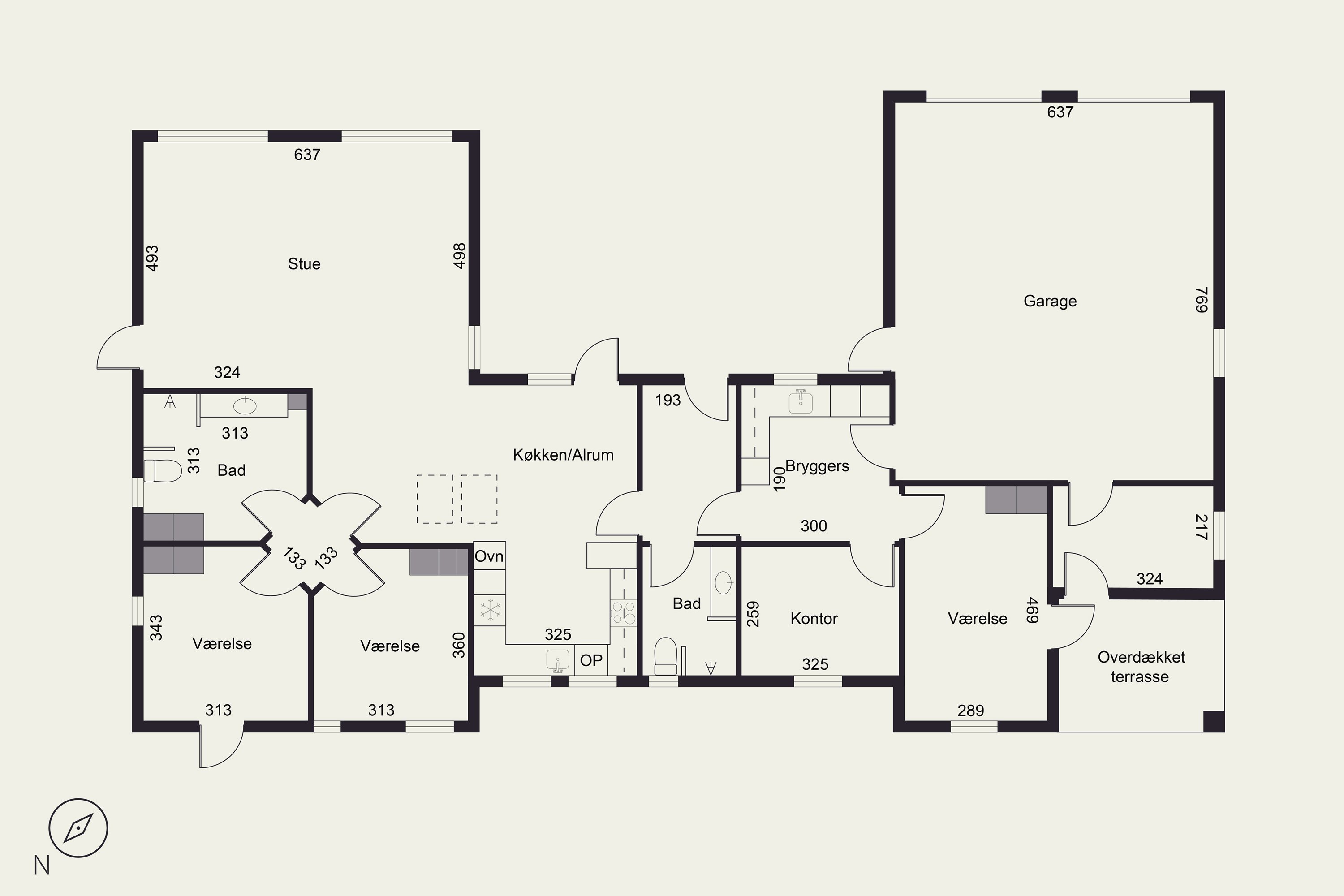 Plantegninger billede af Laskedalen 58, 8220 Brabrand