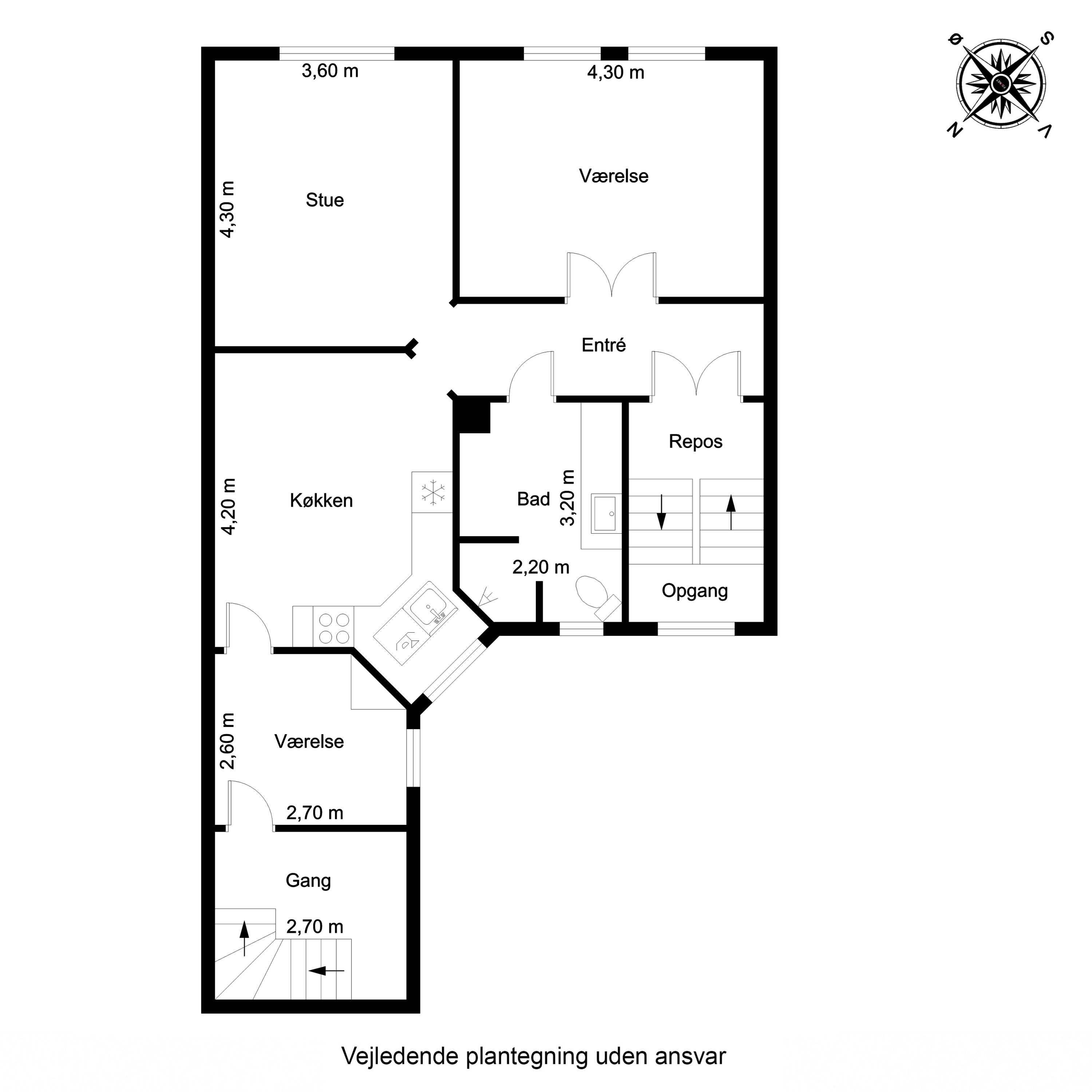 Plantegninger billede af Lille Glasvej 4, 1., 5000 Odense C
