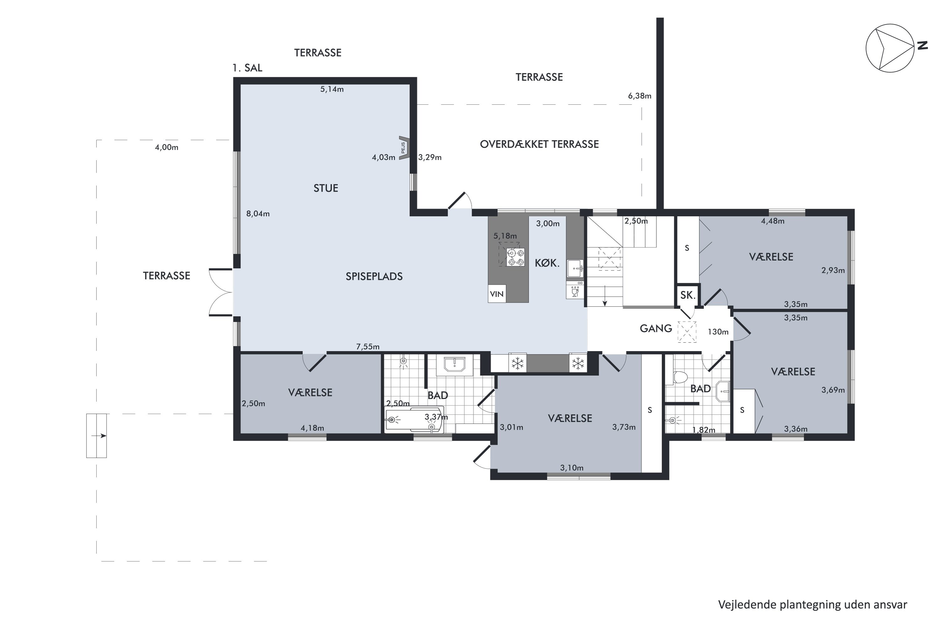 Plantegninger billede af Højgårds Alle 35, 2880 Bagsværd