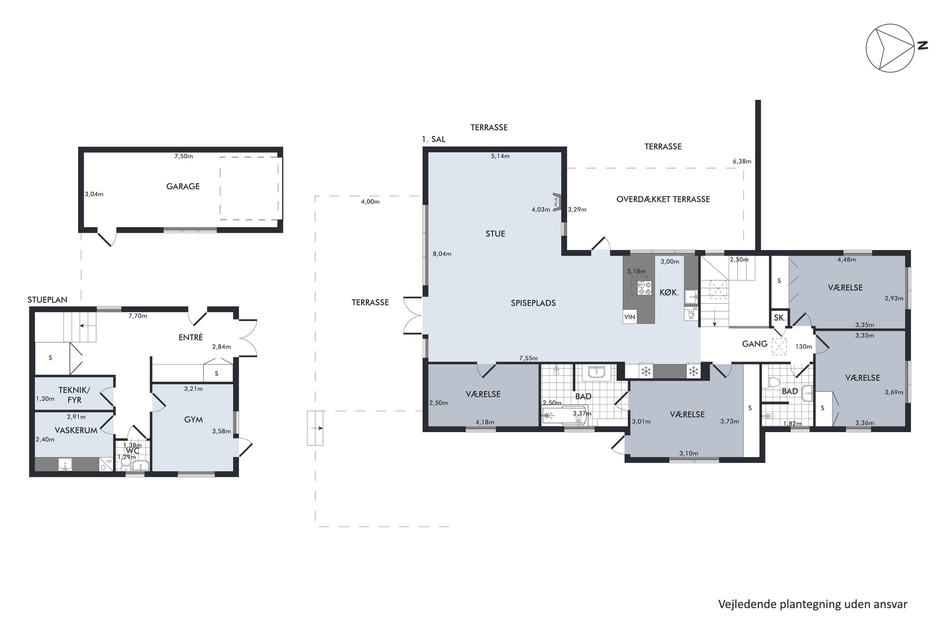 Plantegninger billede af Højgårds Alle 35, 2880 Bagsværd